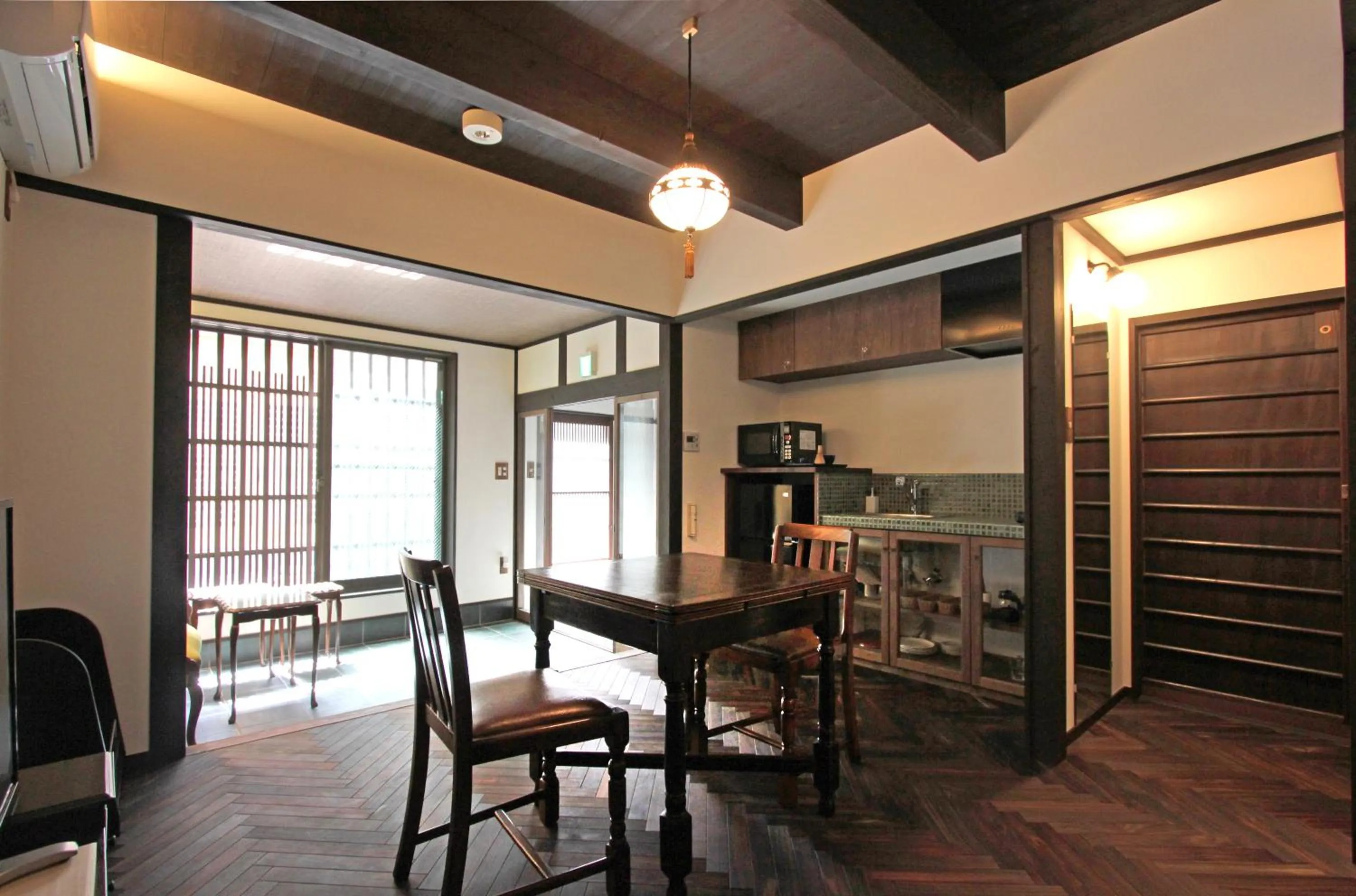 Dining area in Kiyomizu Birodo-an