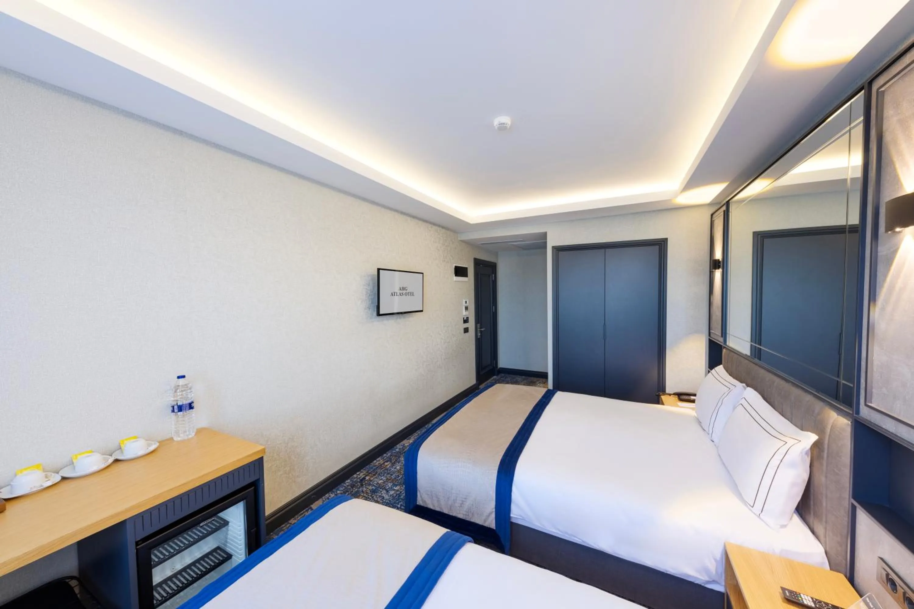 Bed in AHG Atlas Hotel Taksim