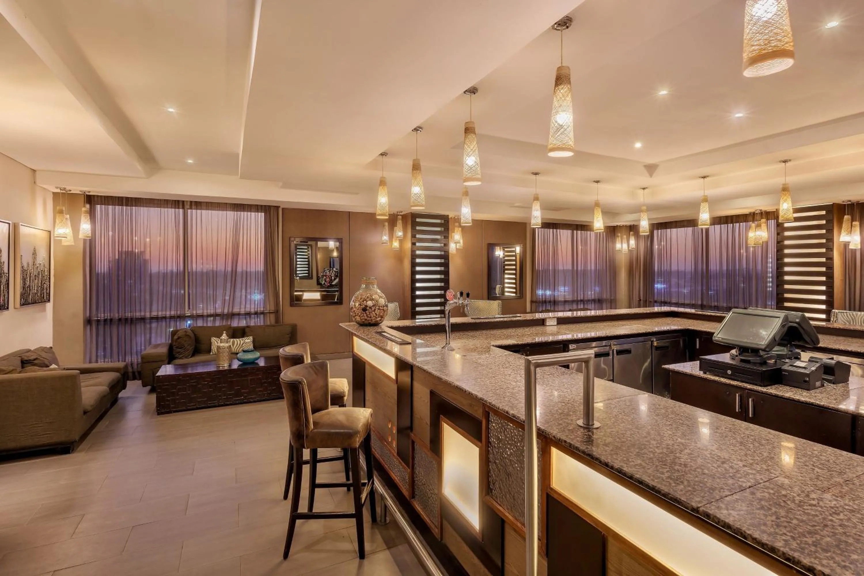 Lounge or bar in Protea Hotel by Marriott Lusaka Tower