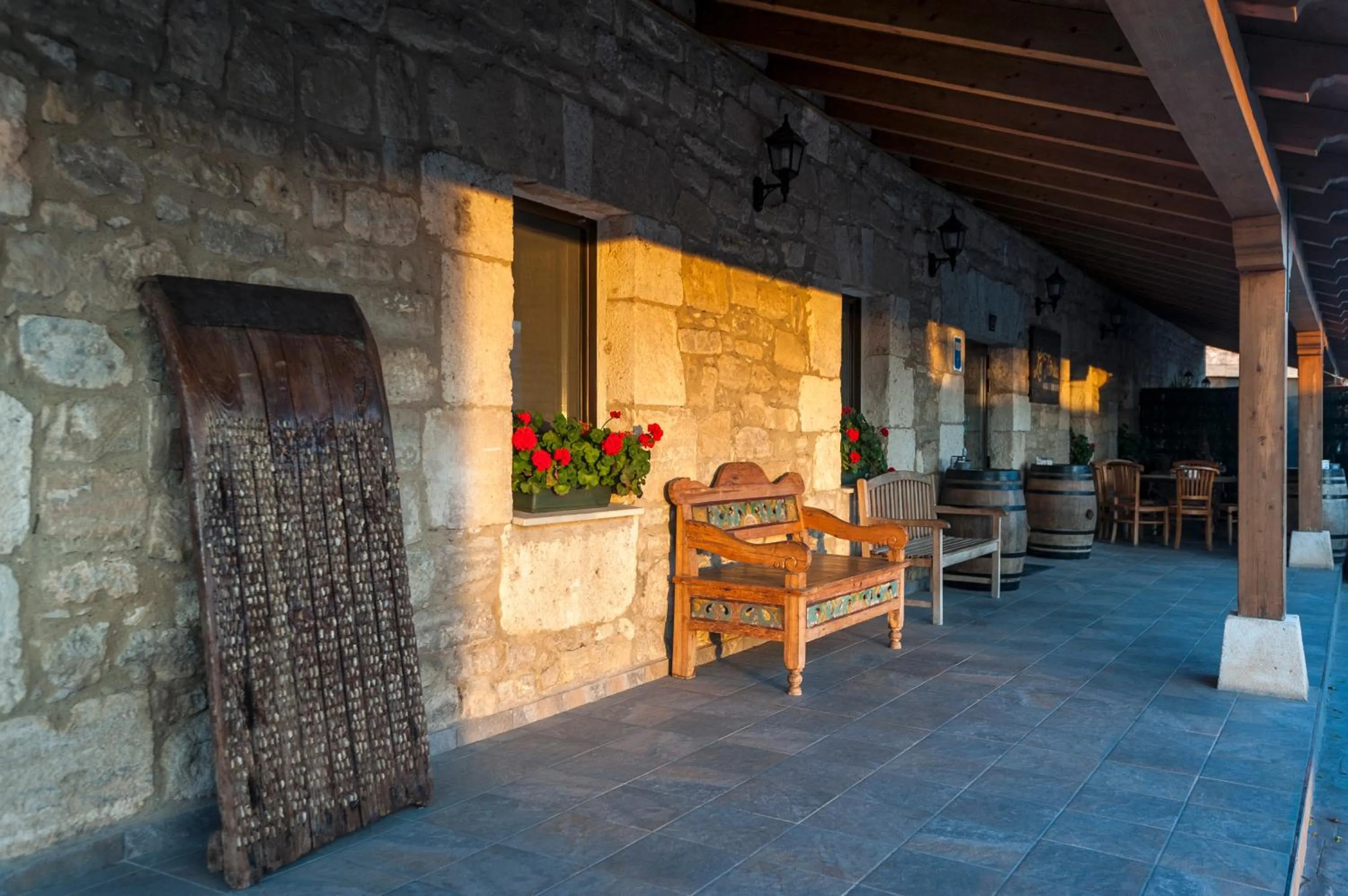 Patio in Albergue turístico "La Fábrica"