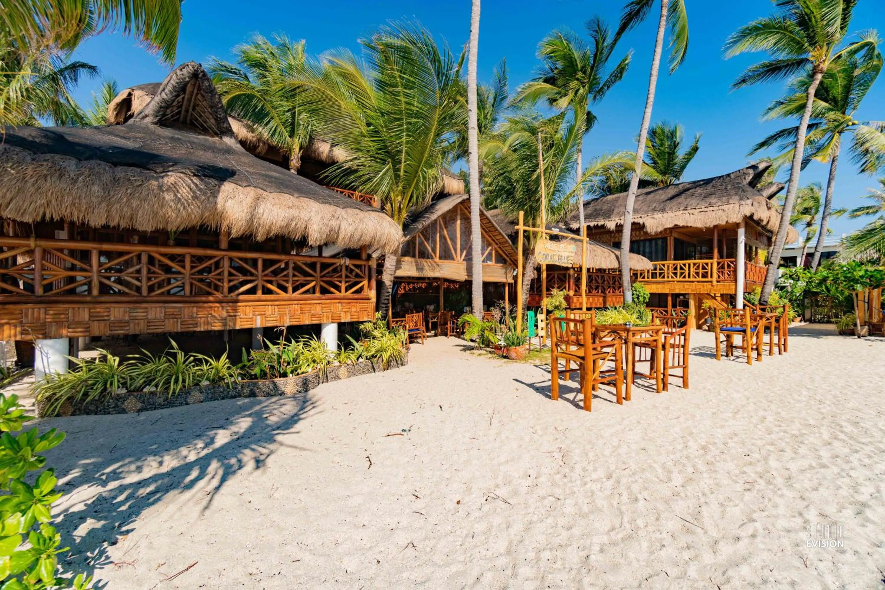 Facade/entrance in The Coral Blue Oriental Beach Villas and Suites
