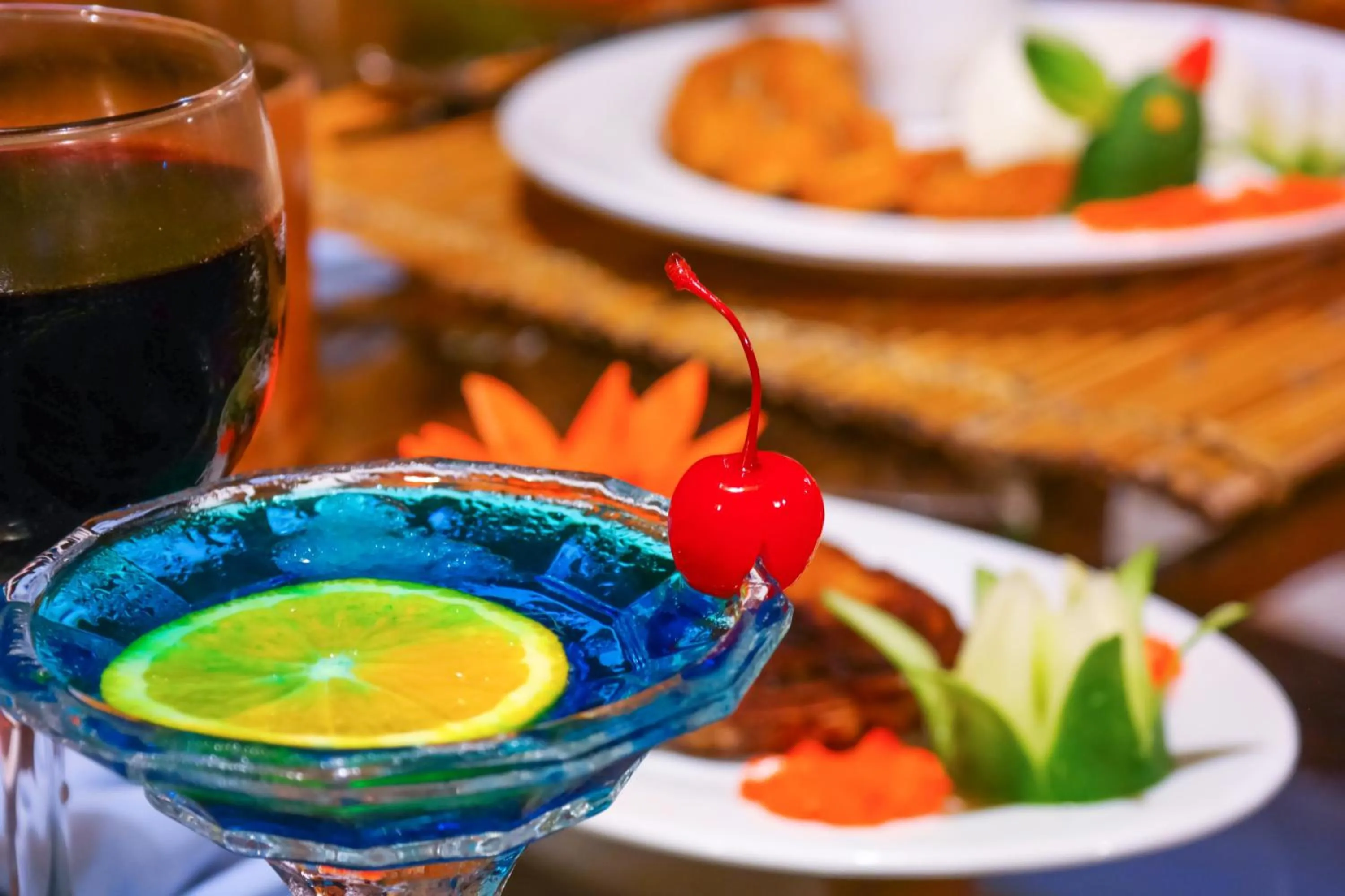 Food in The Coral Blue Oriental Beach Villas and Suites