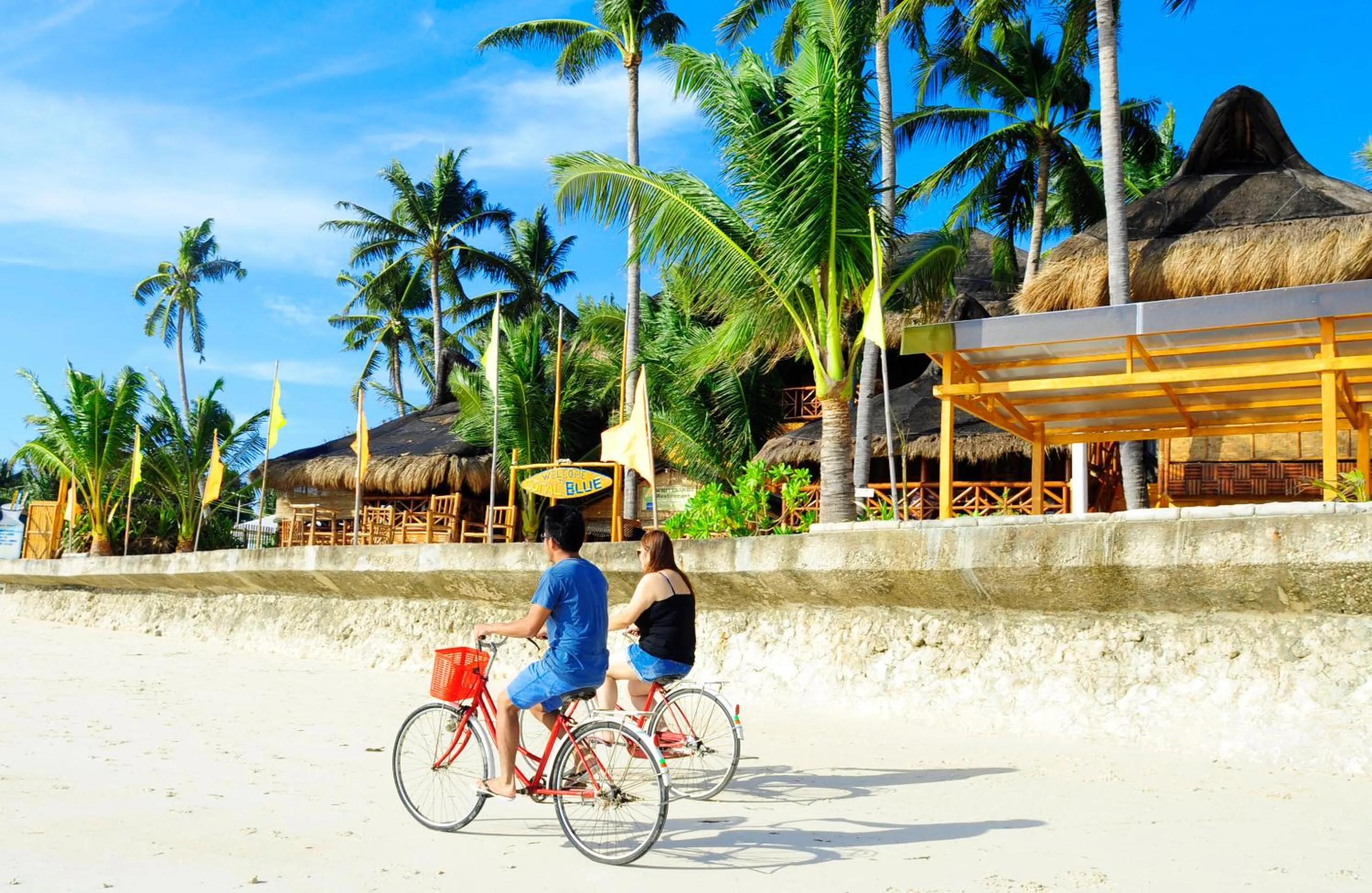 Cycling in The Coral Blue Oriental Beach Villas and Suites