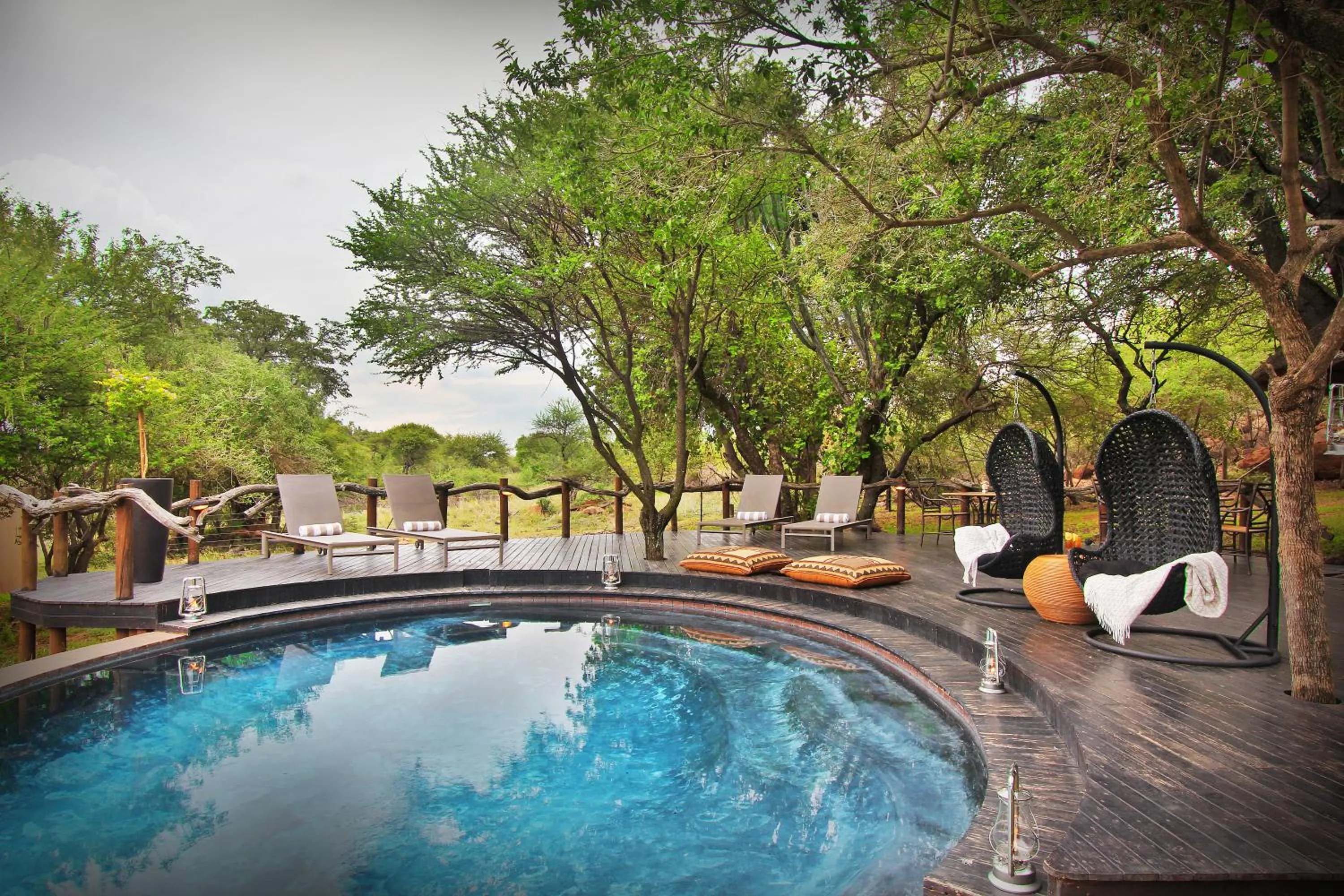 Swimming pool in Itaga Luxury Private Game Lodge