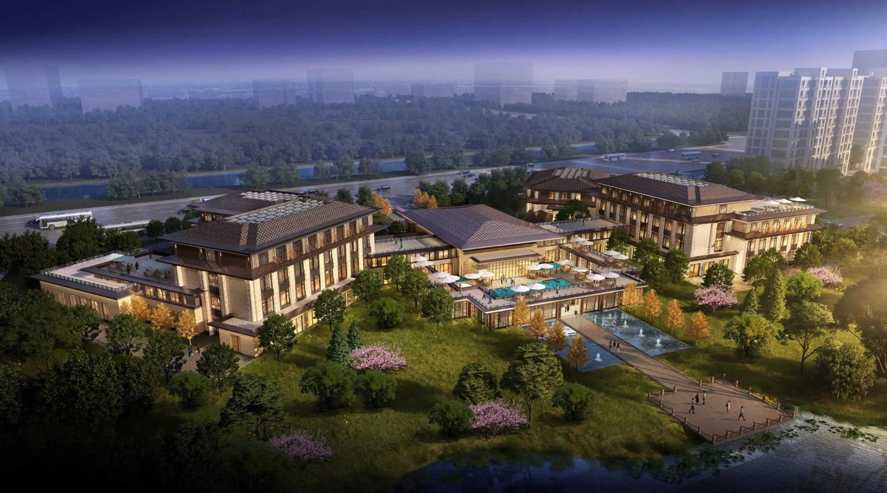 Property building in voco Xiong'An