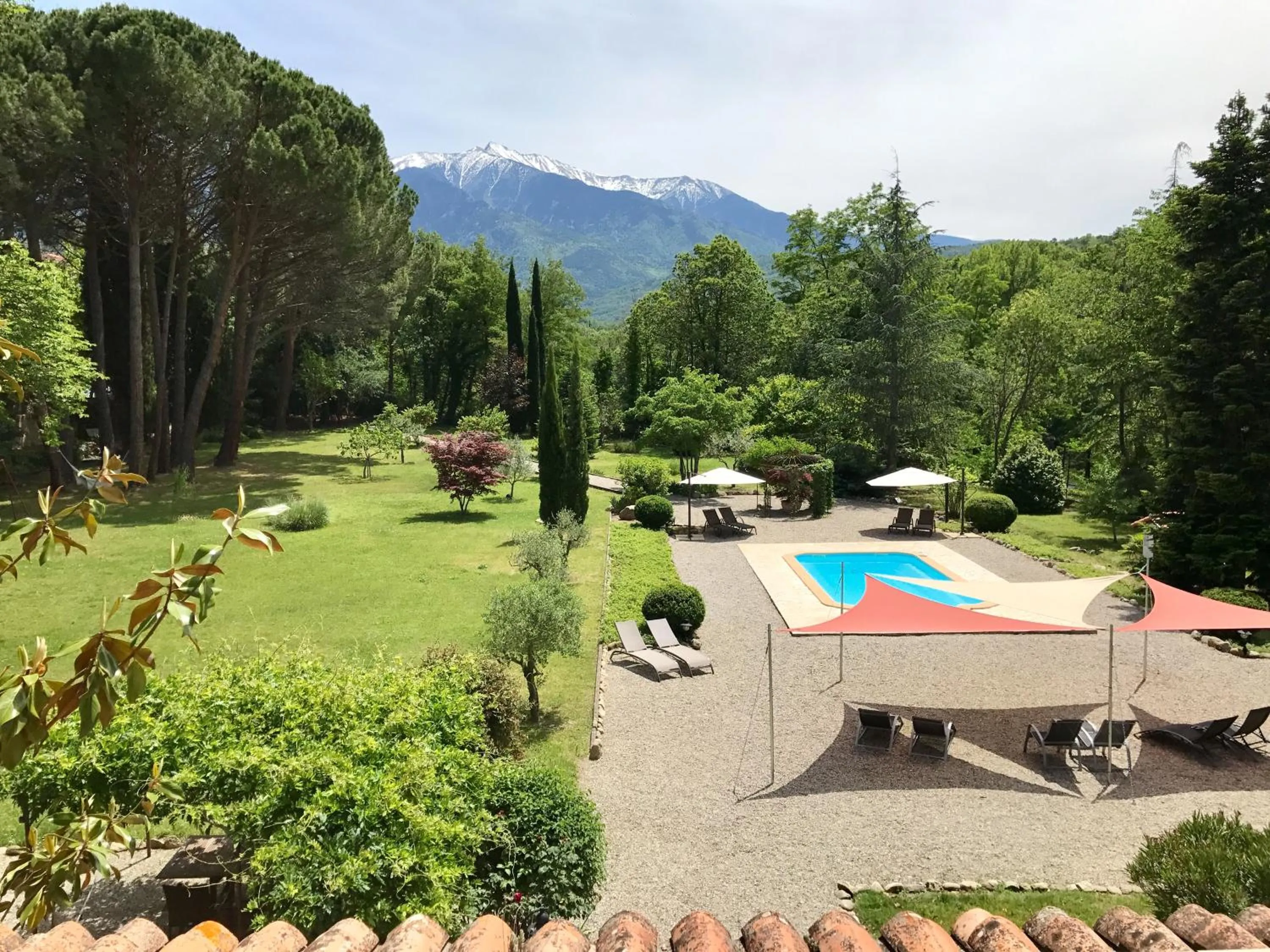 Garden in La Villa du Parc