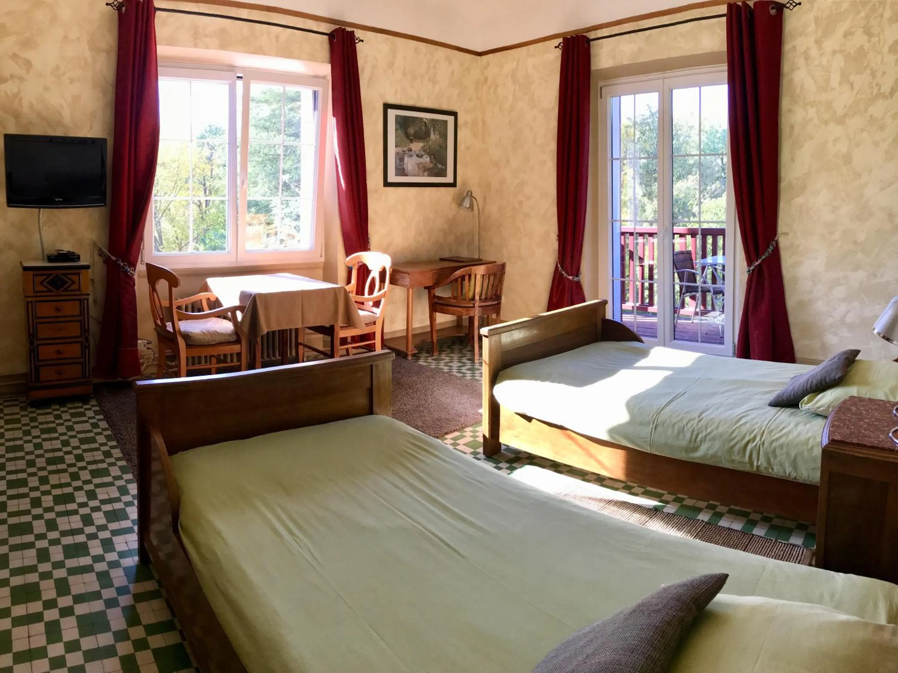 Bed in La Villa du Parc