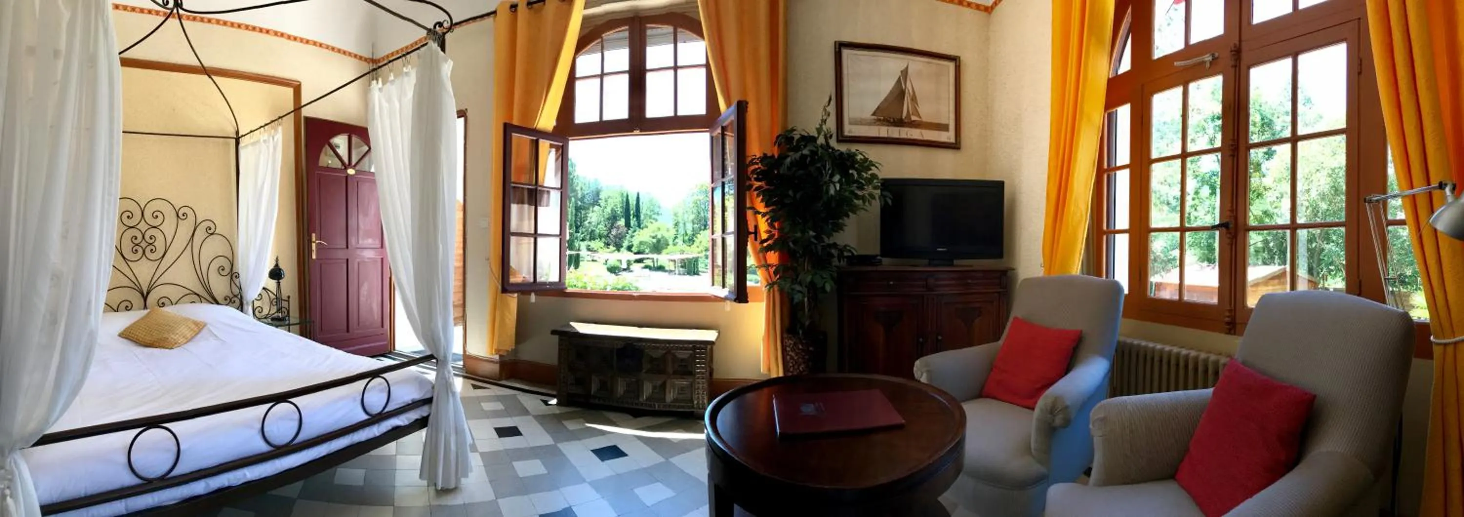 Bed in La Villa du Parc