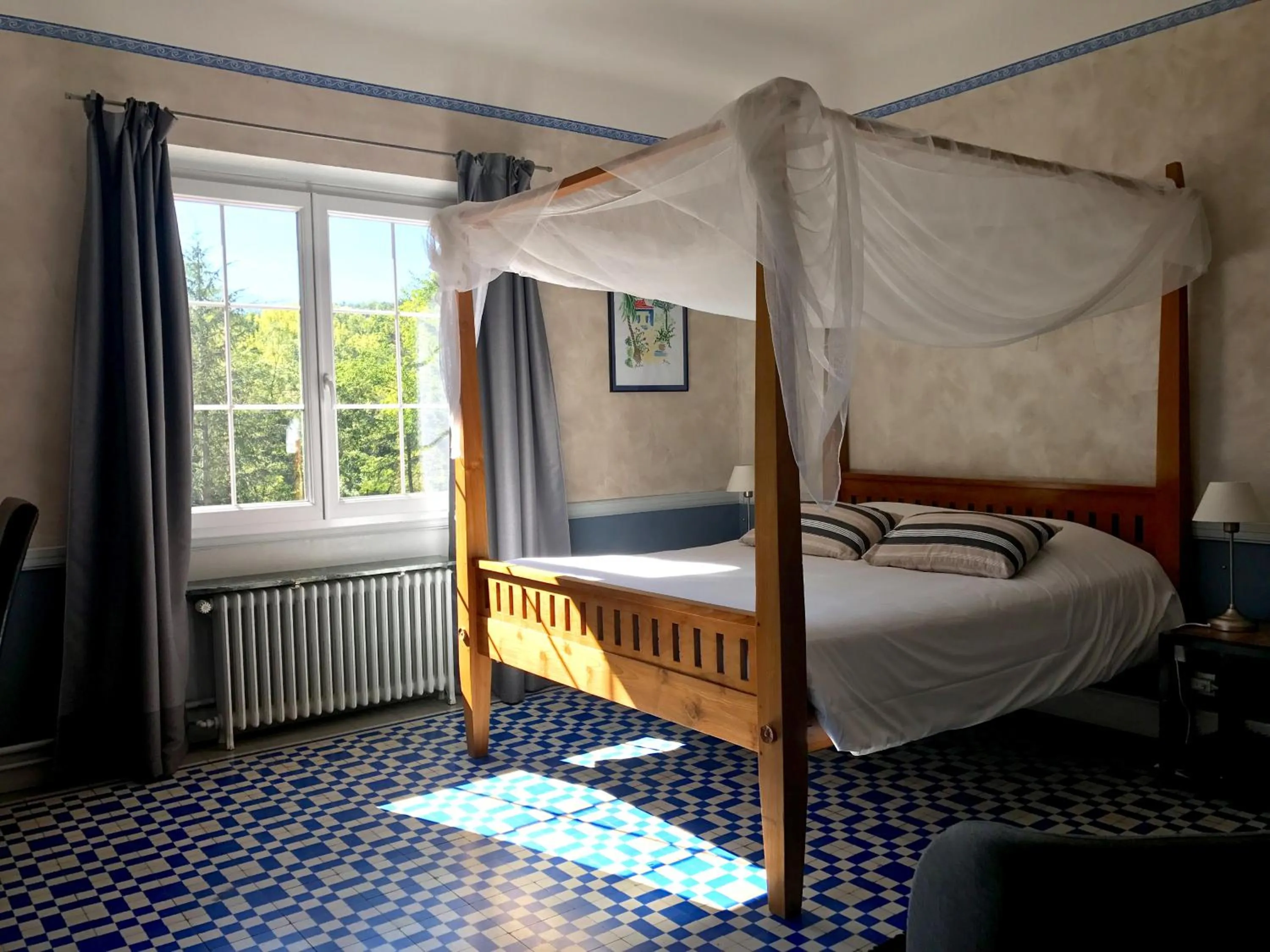 Bed in La Villa du Parc