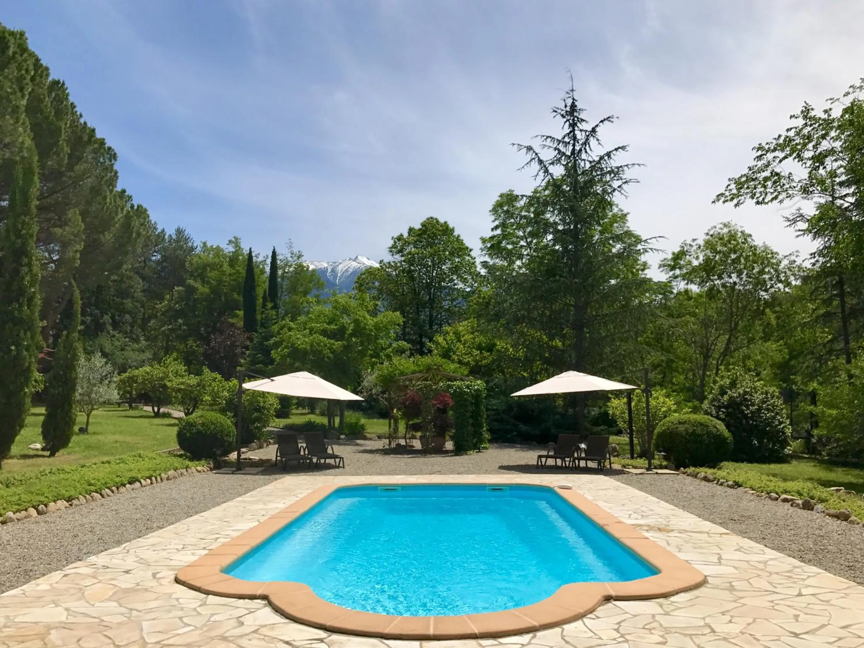 Garden in La Villa du Parc