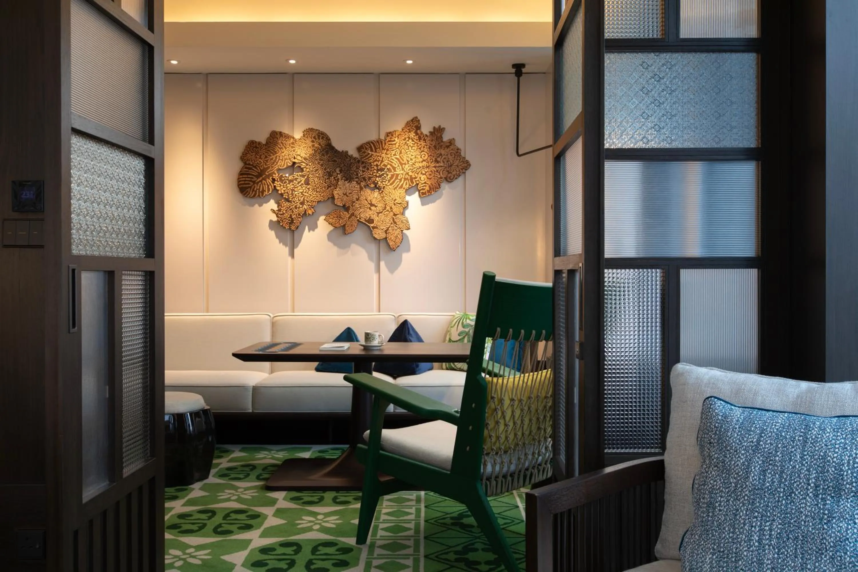 Living room in Hotel Indigo Kuala Lumpur on the Park by IHG