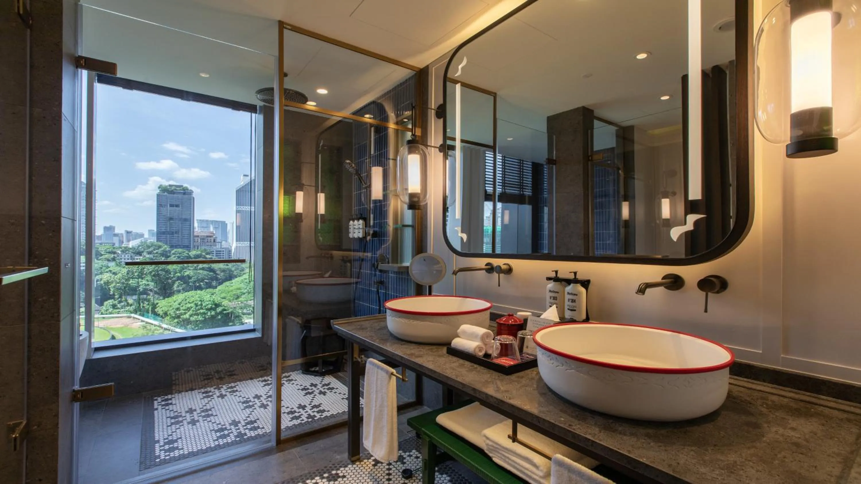 Bathroom in Hotel Indigo Kuala Lumpur on the Park by IHG