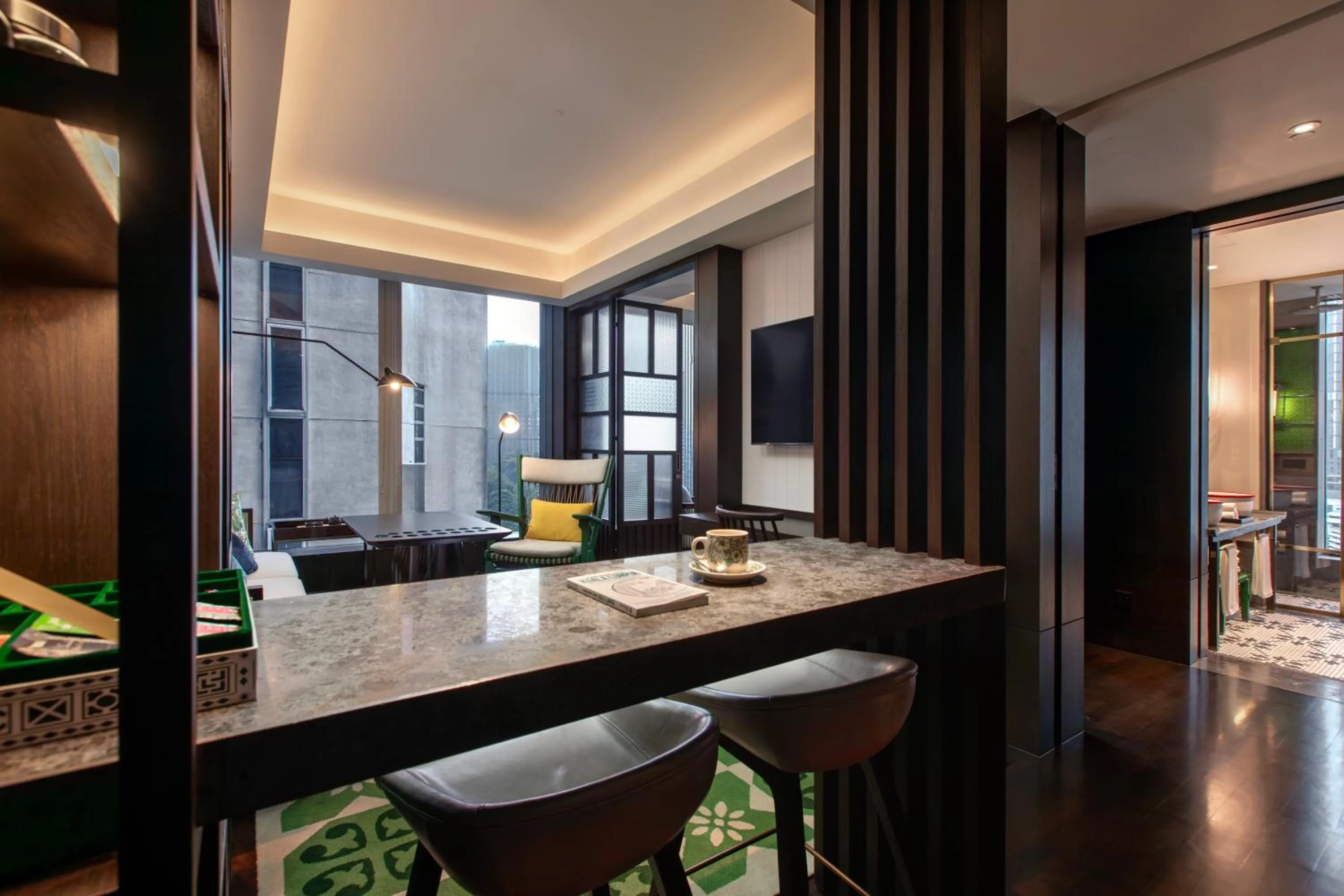 Seating area in Hotel Indigo Kuala Lumpur on the Park by IHG