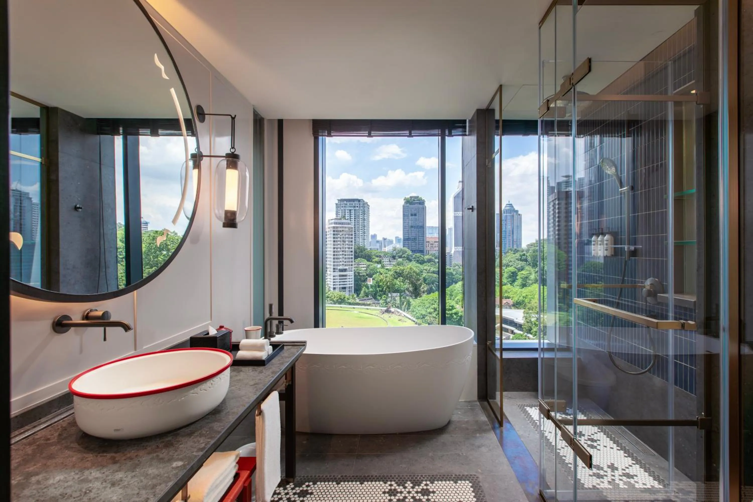 Bathroom in Hotel Indigo Kuala Lumpur on the Park by IHG