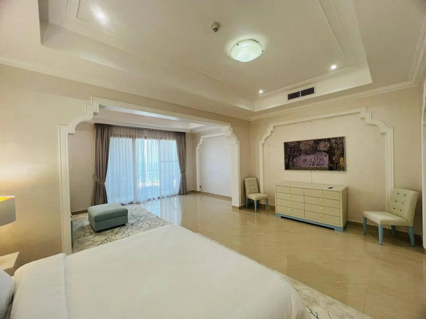Bed in I Like Al Hamra Palace - Elite Beach & Golf Resort Private Suites