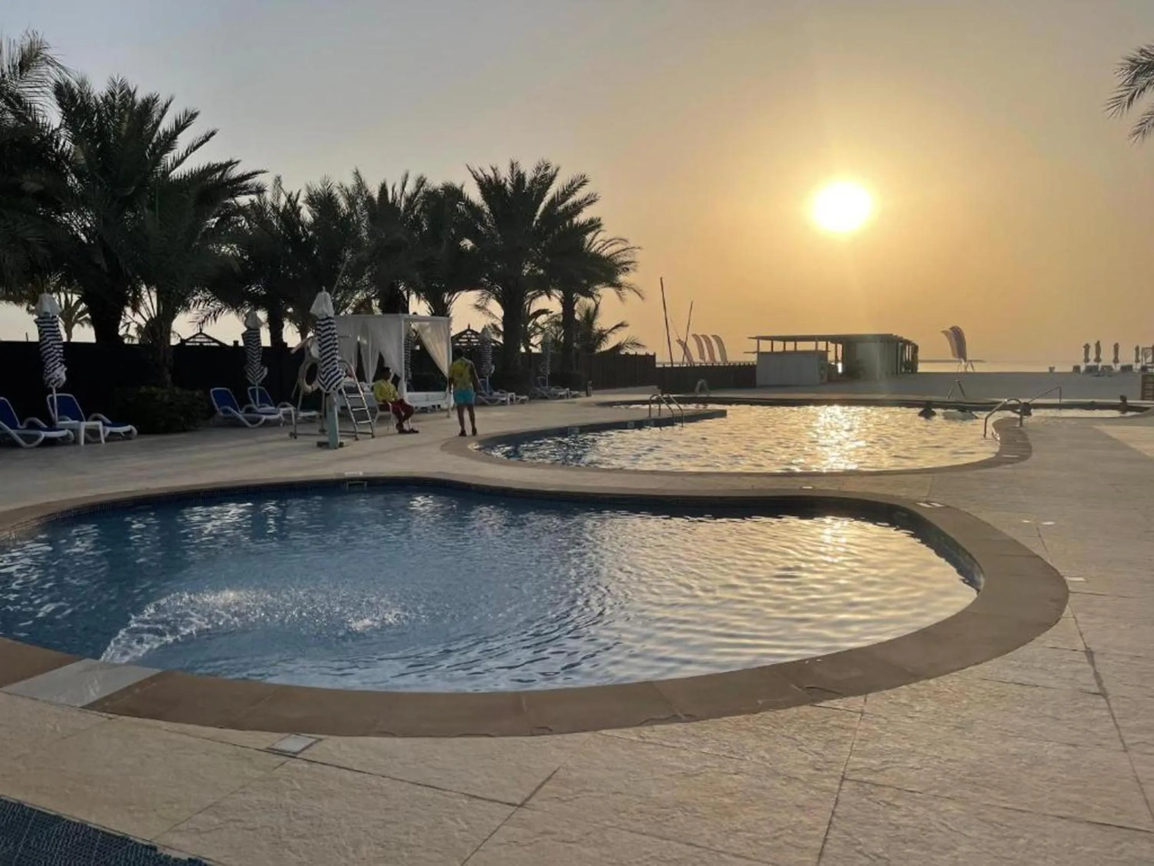 Pool view in I Like Al Hamra Palace - Elite Beach & Golf Resort Private Suites