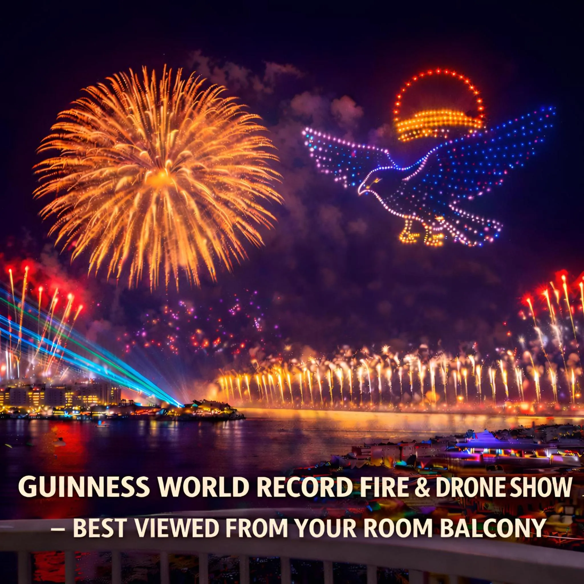 Text overlay in I Like Al Hamra Palace - Elite Beach & Golf Resort Private Suites