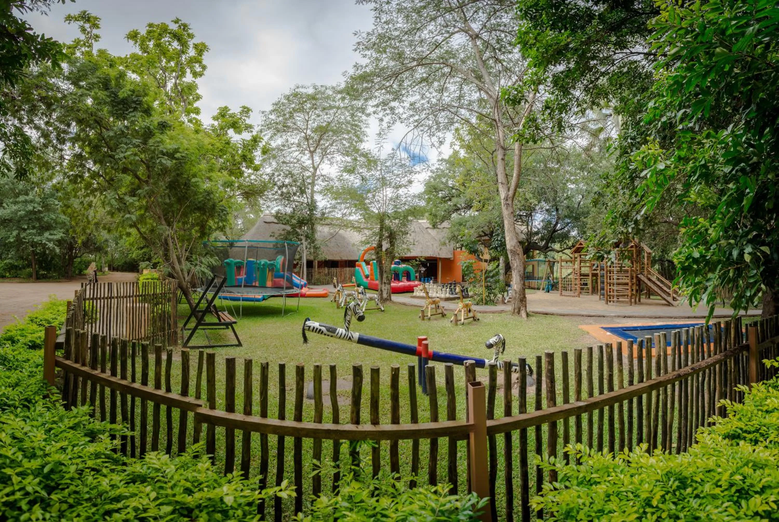 Children play ground in Maramba River Lodge