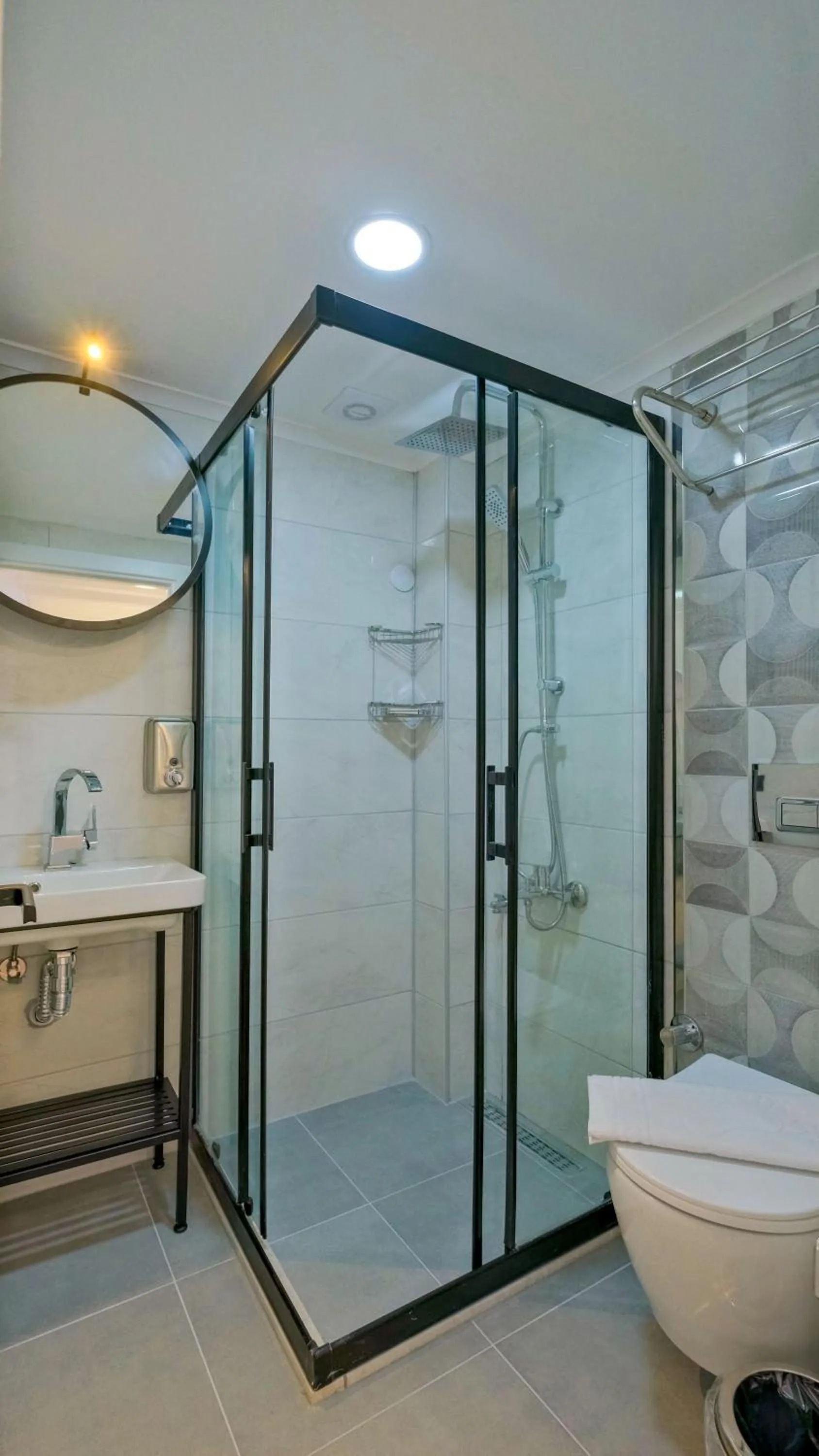 Shower in Miralya Suites