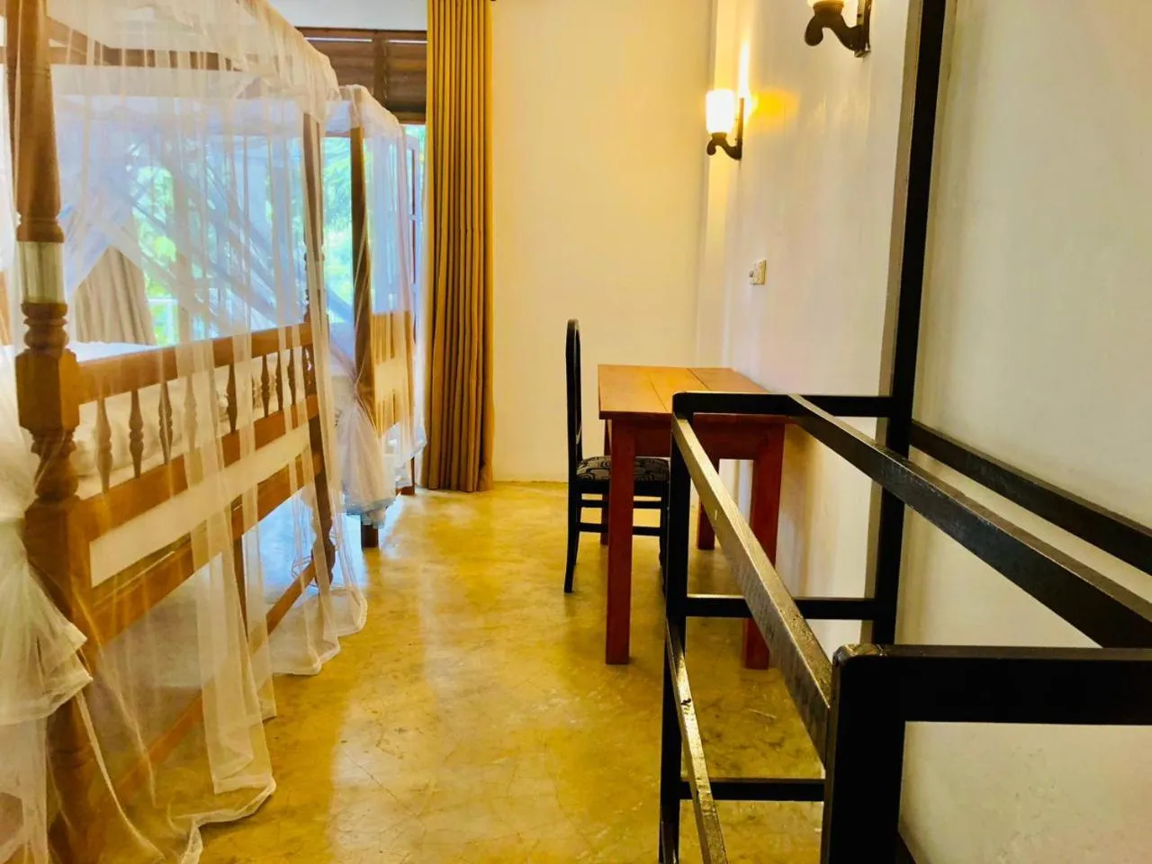 Photo of the whole room, Bed in Mirissa Beach Inn