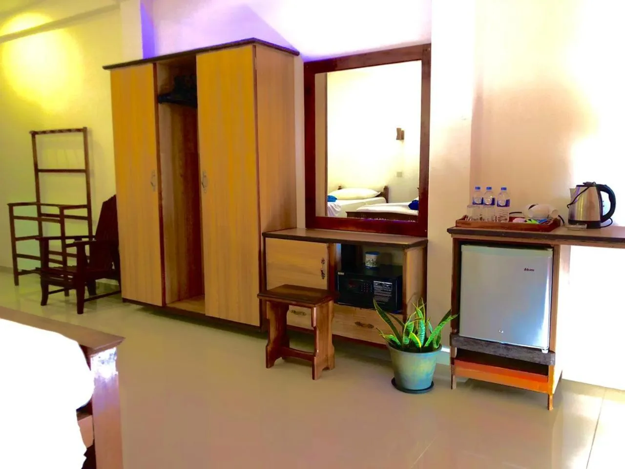 Bedroom in Mirissa Beach Inn