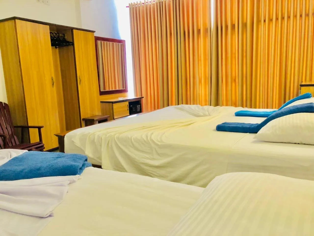 Photo of the whole room, Bed in Mirissa Beach Inn