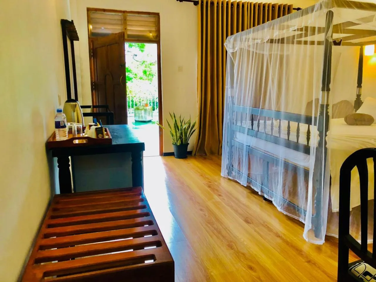 Photo of the whole room, Bed in Mirissa Beach Inn