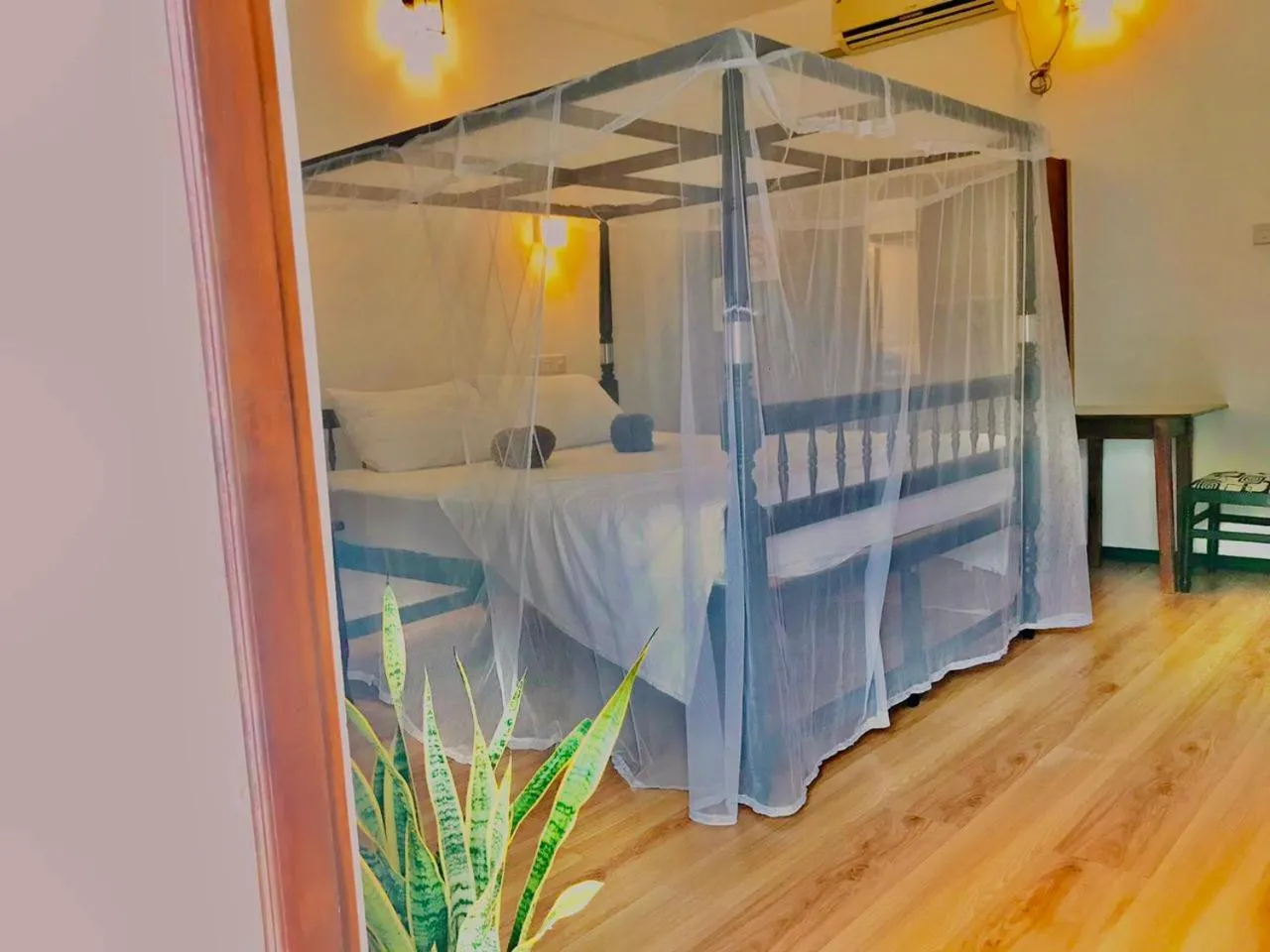 Photo of the whole room, Bed in Mirissa Beach Inn