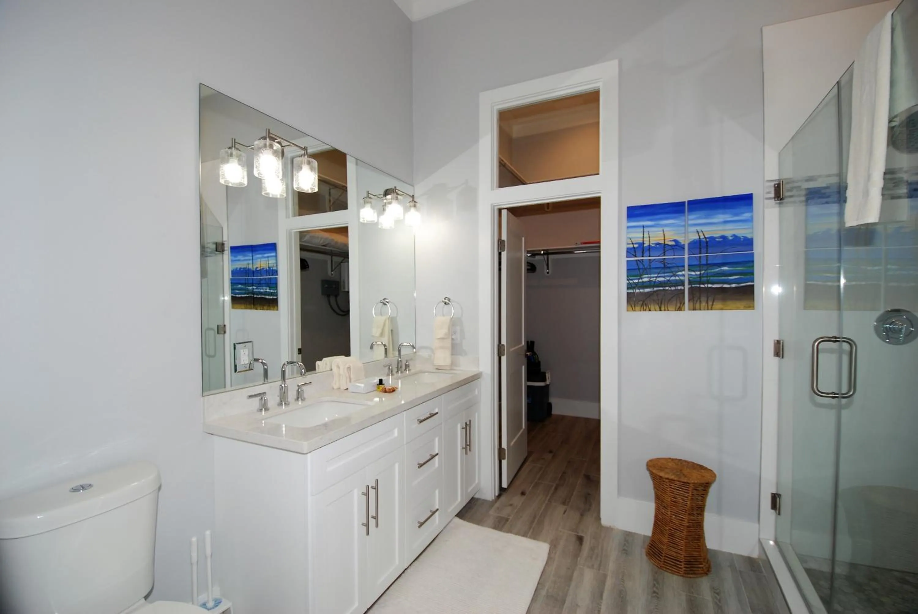 Bathroom in Seaglass Cottage - Private home at The Shores home