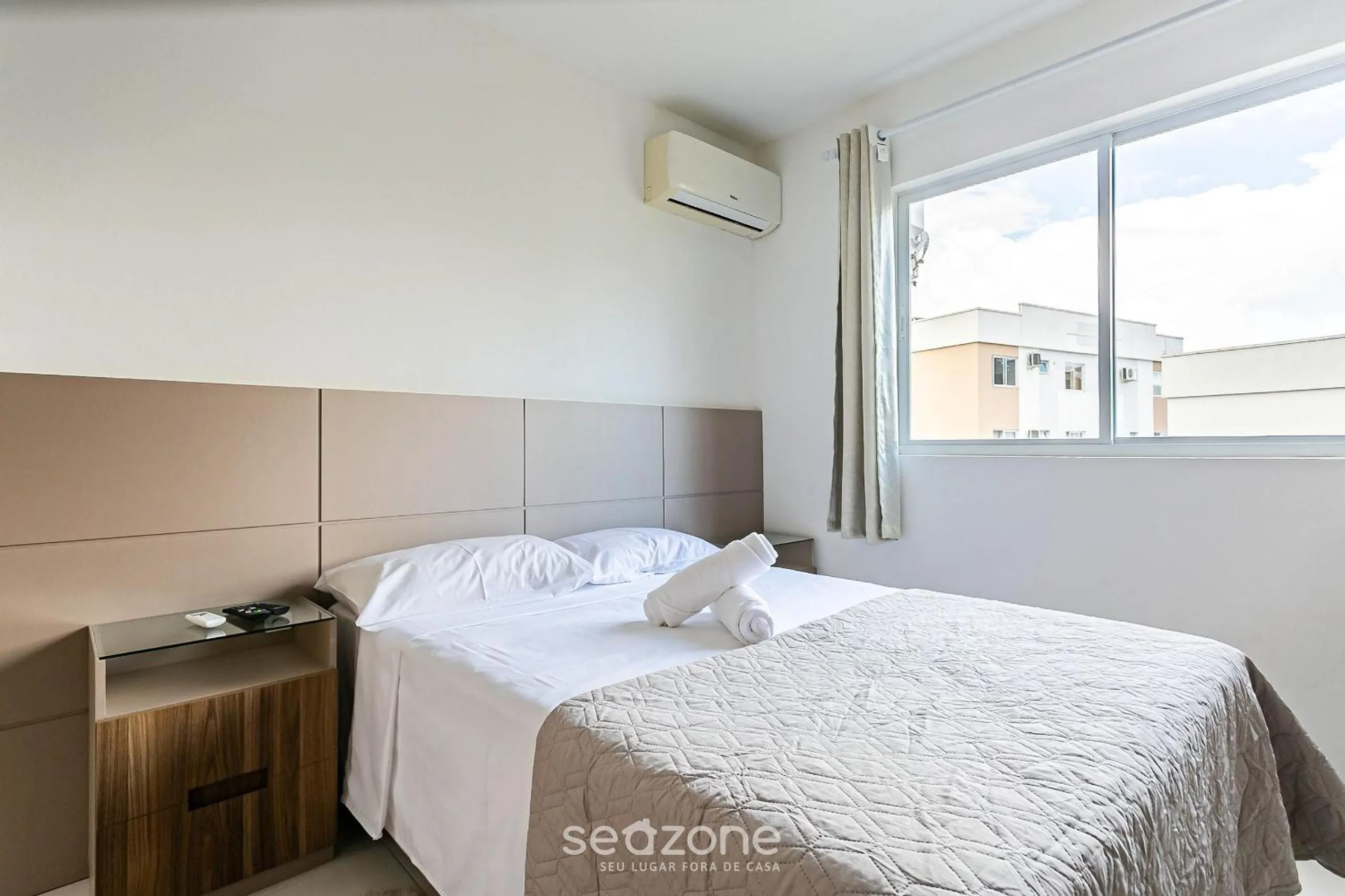 Bedroom, Bed in Apto em cond com piscina em Canasvieiras RPC301