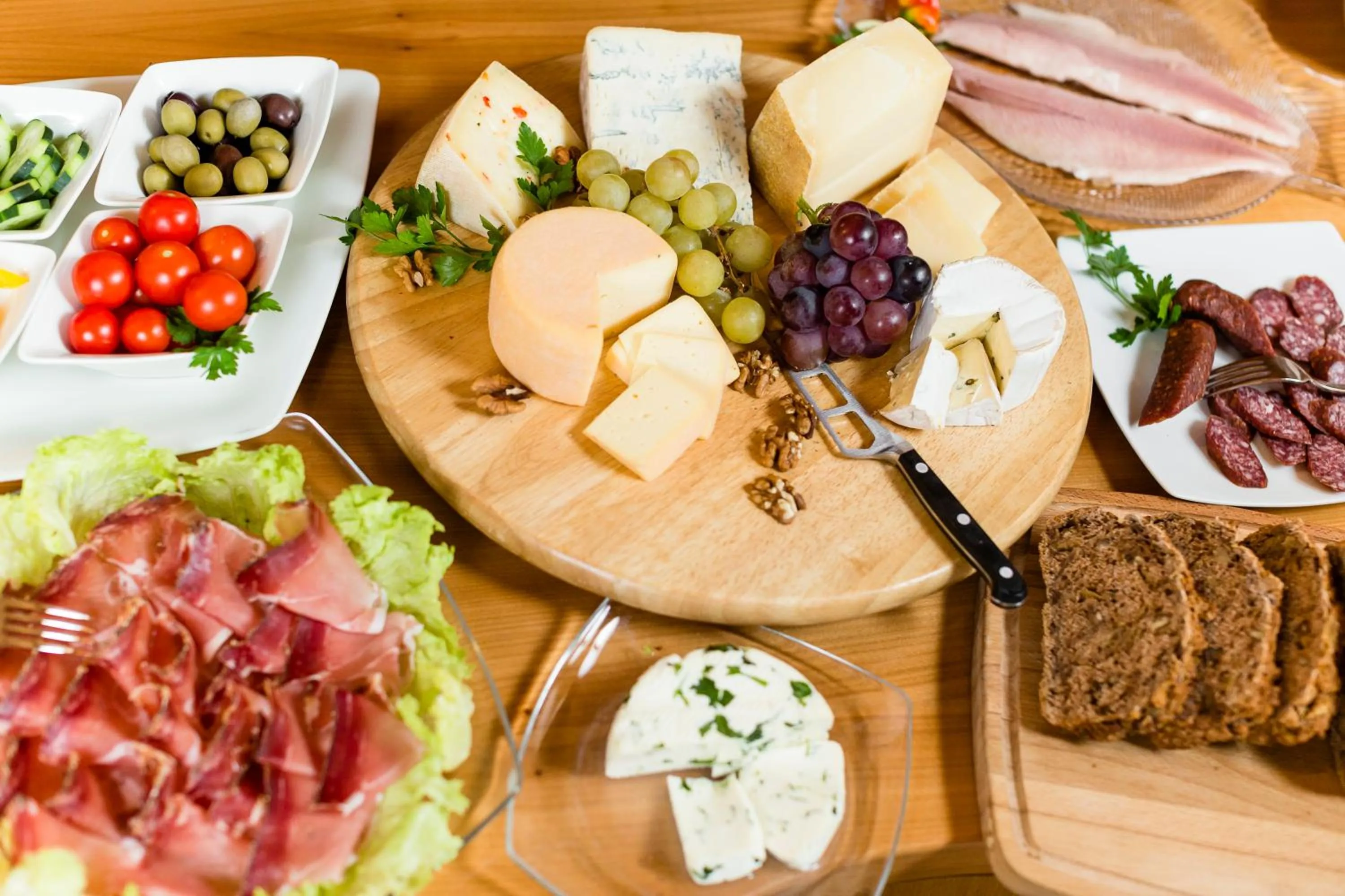 Food in Garni Hotel Am Meilenstein