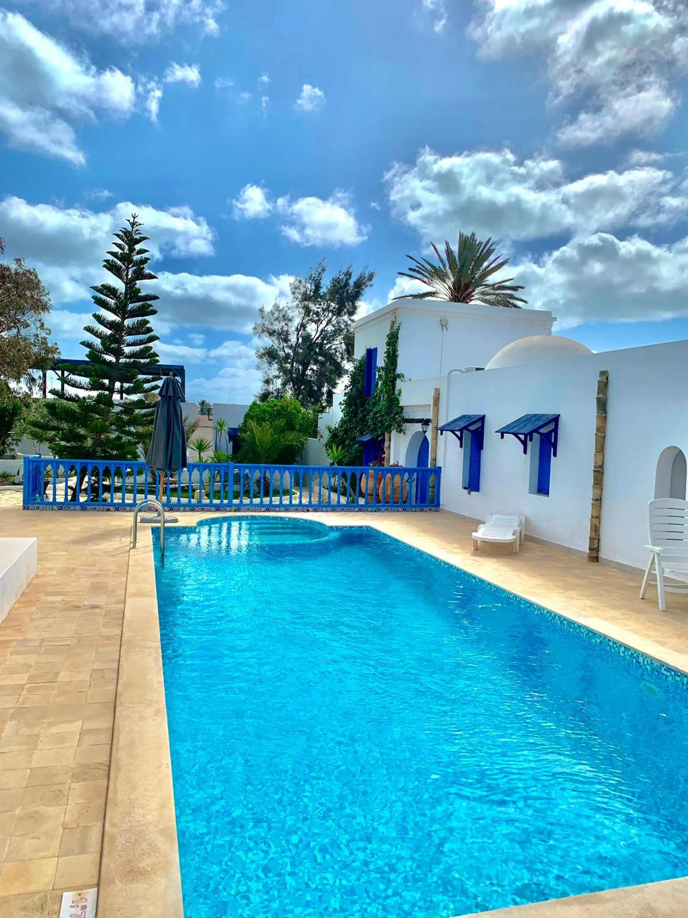 Pool view in Tamalou Djerba