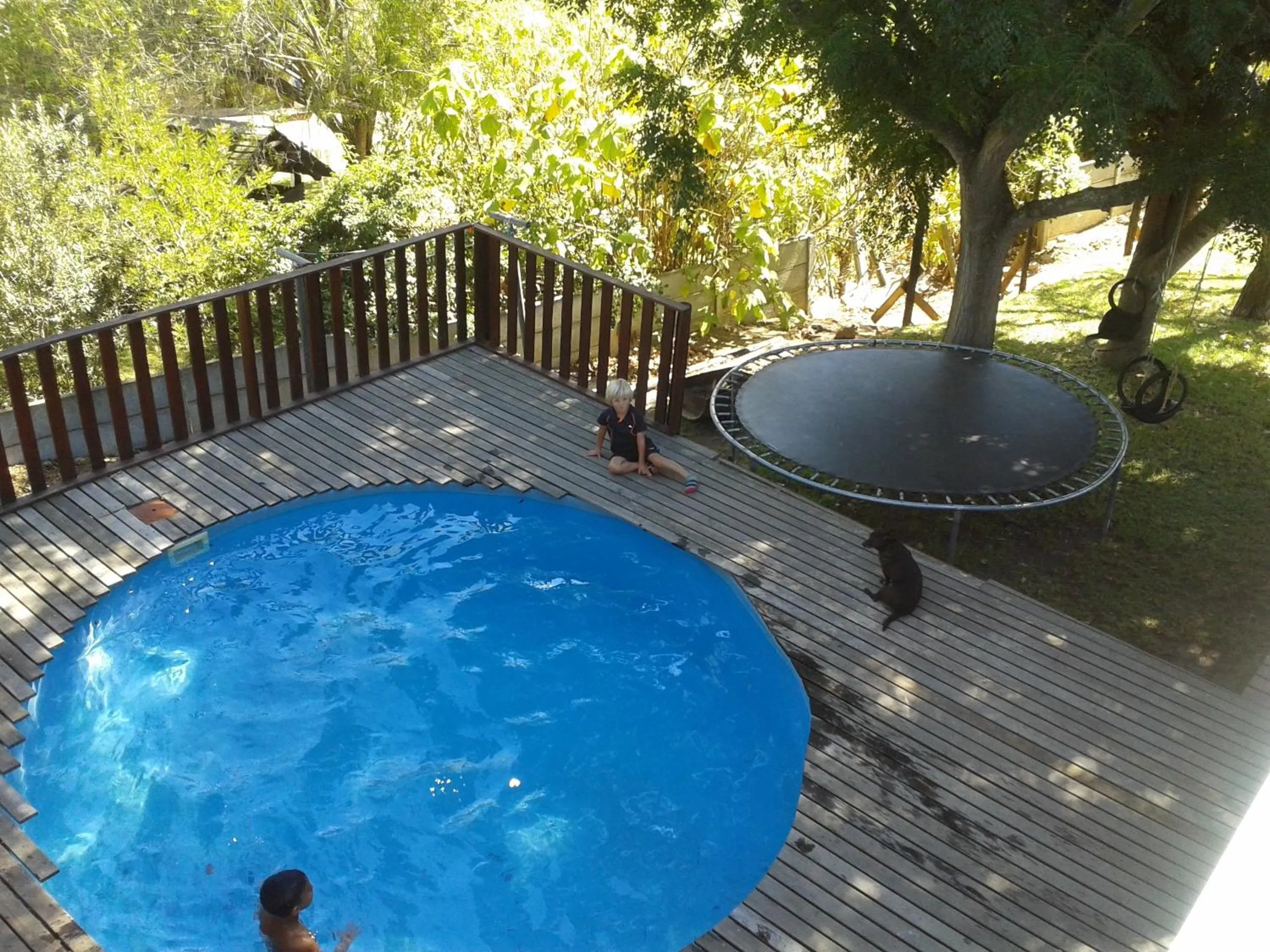 Swimming pool in Little Lotta Cottage