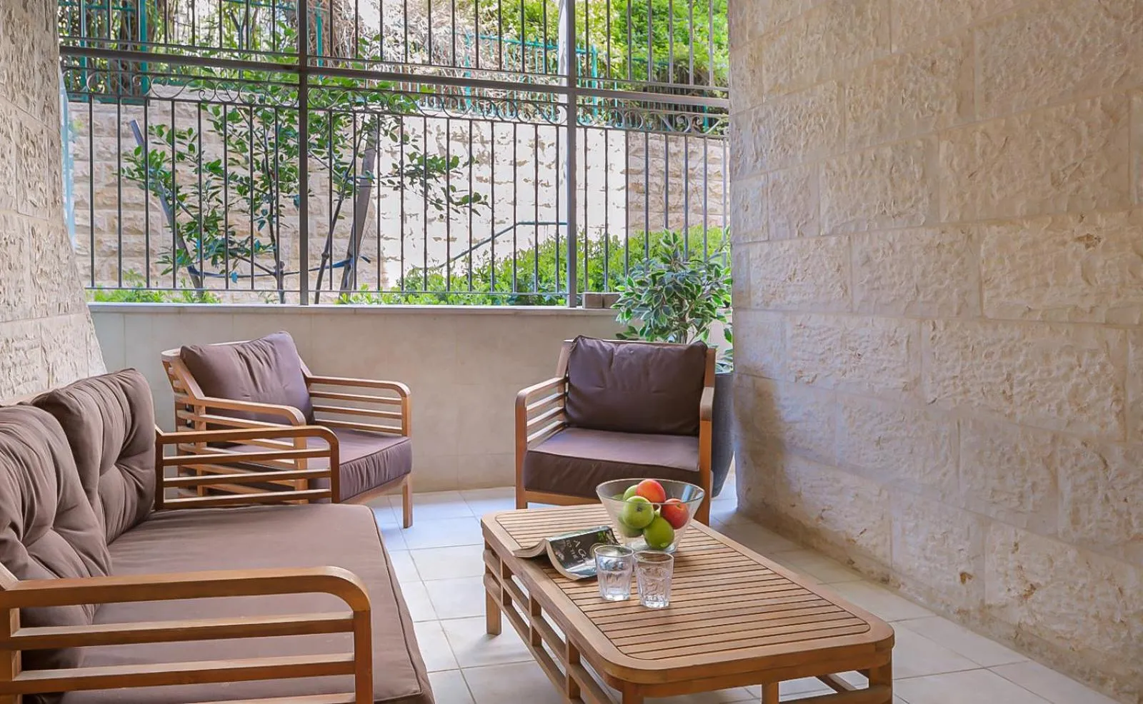 Patio in Stay Kook Jerusalem