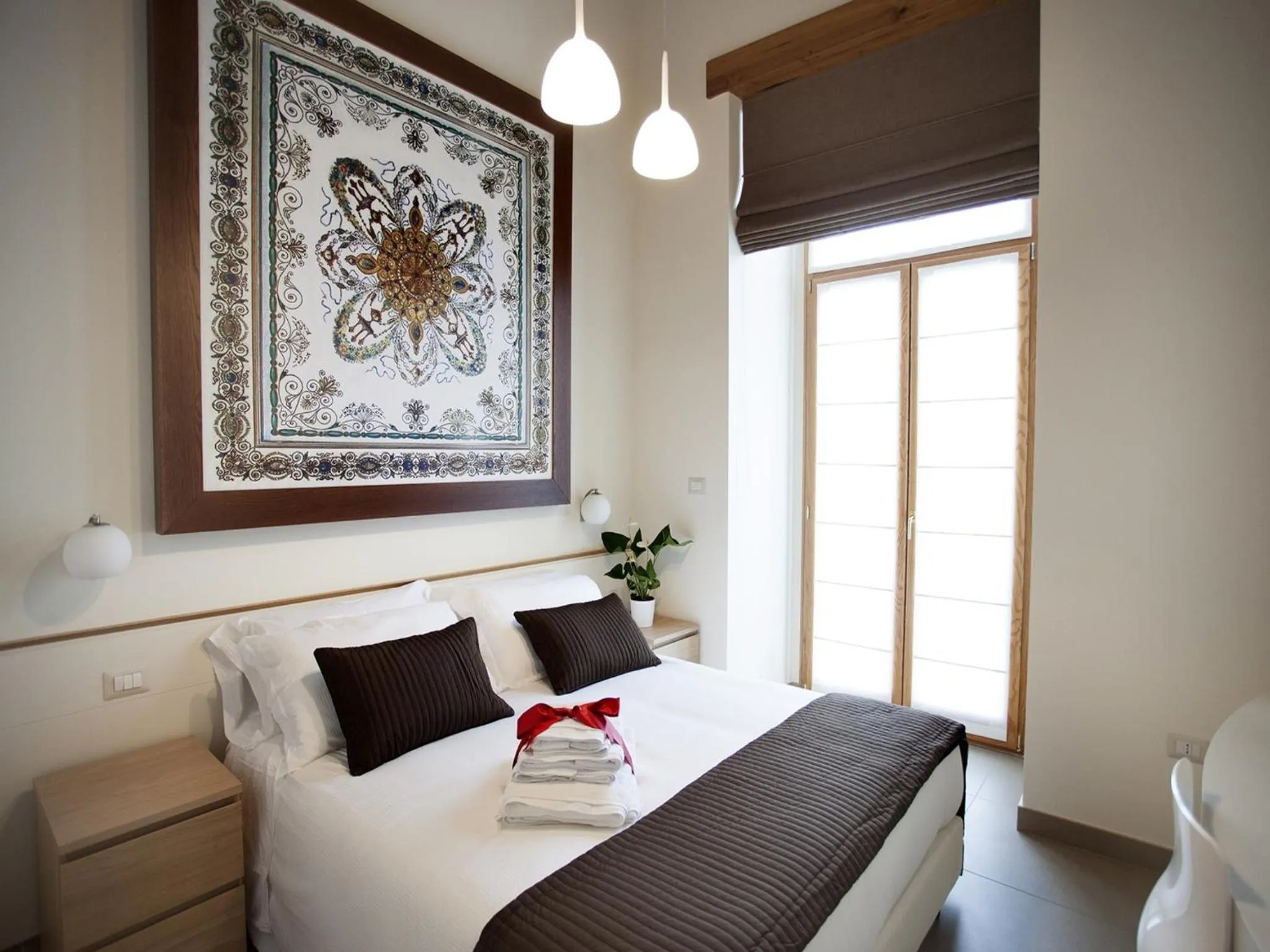 Bedroom, Bed in Napolart