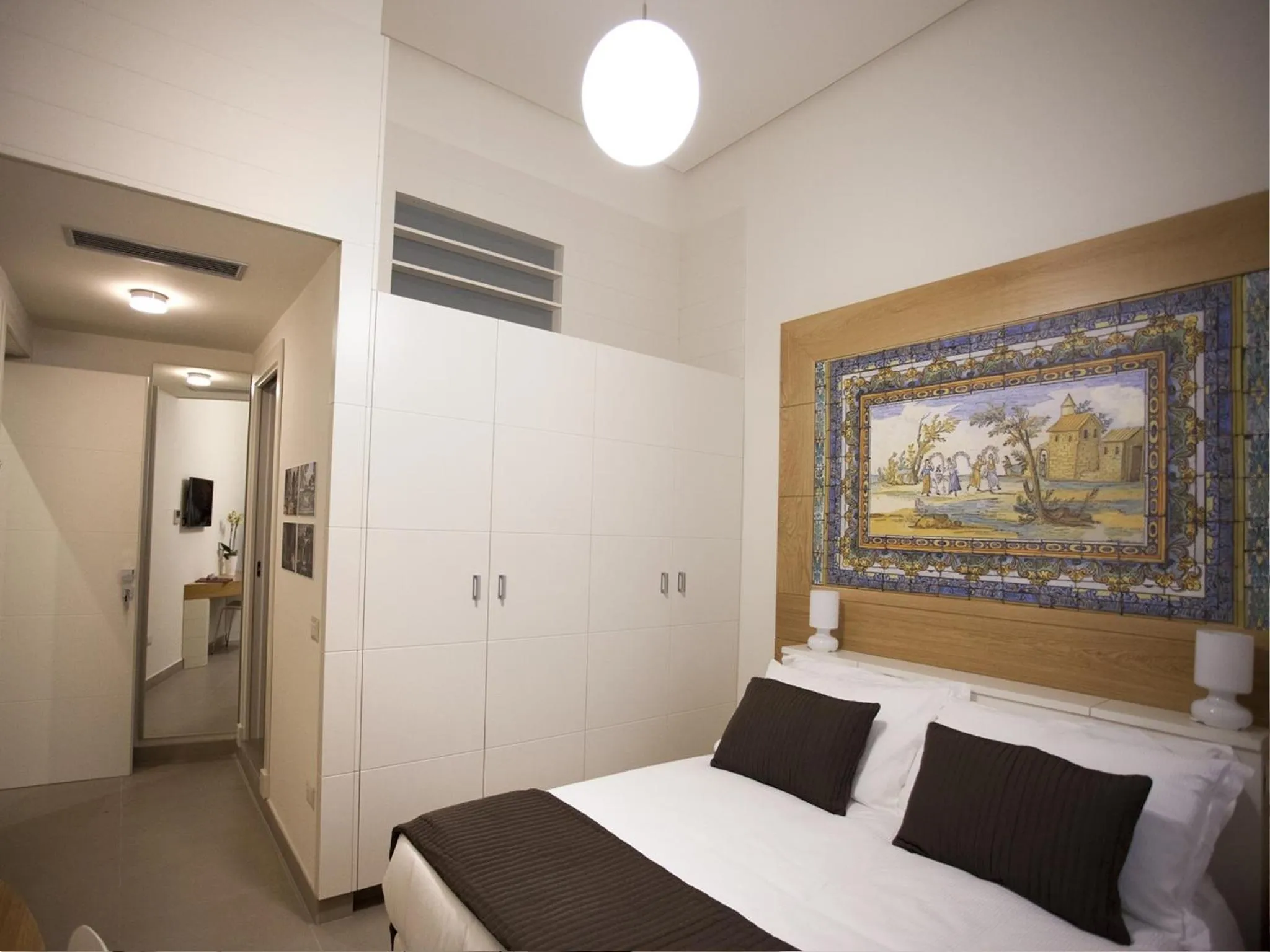 Bedroom, Bed in Napolart