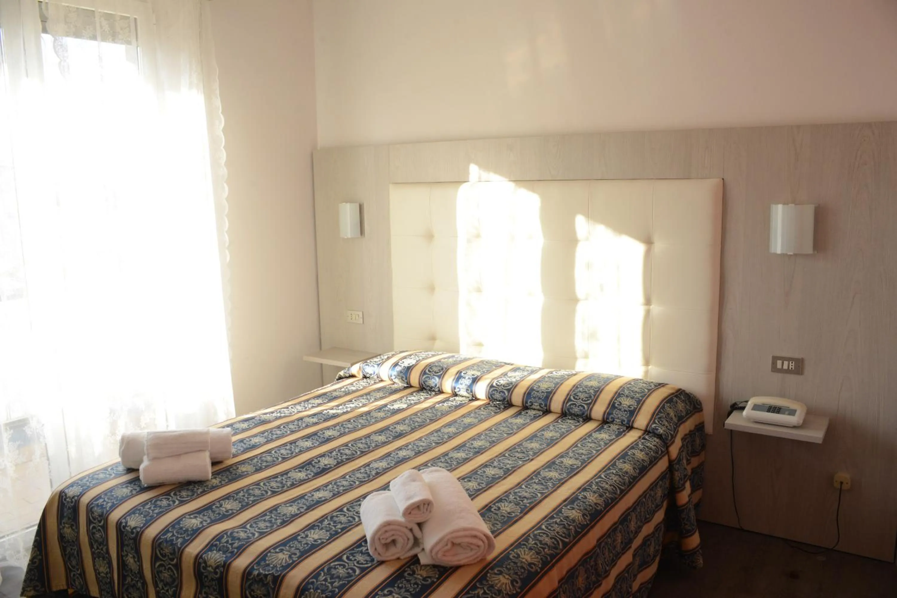 Bed in Hotel Vergilius