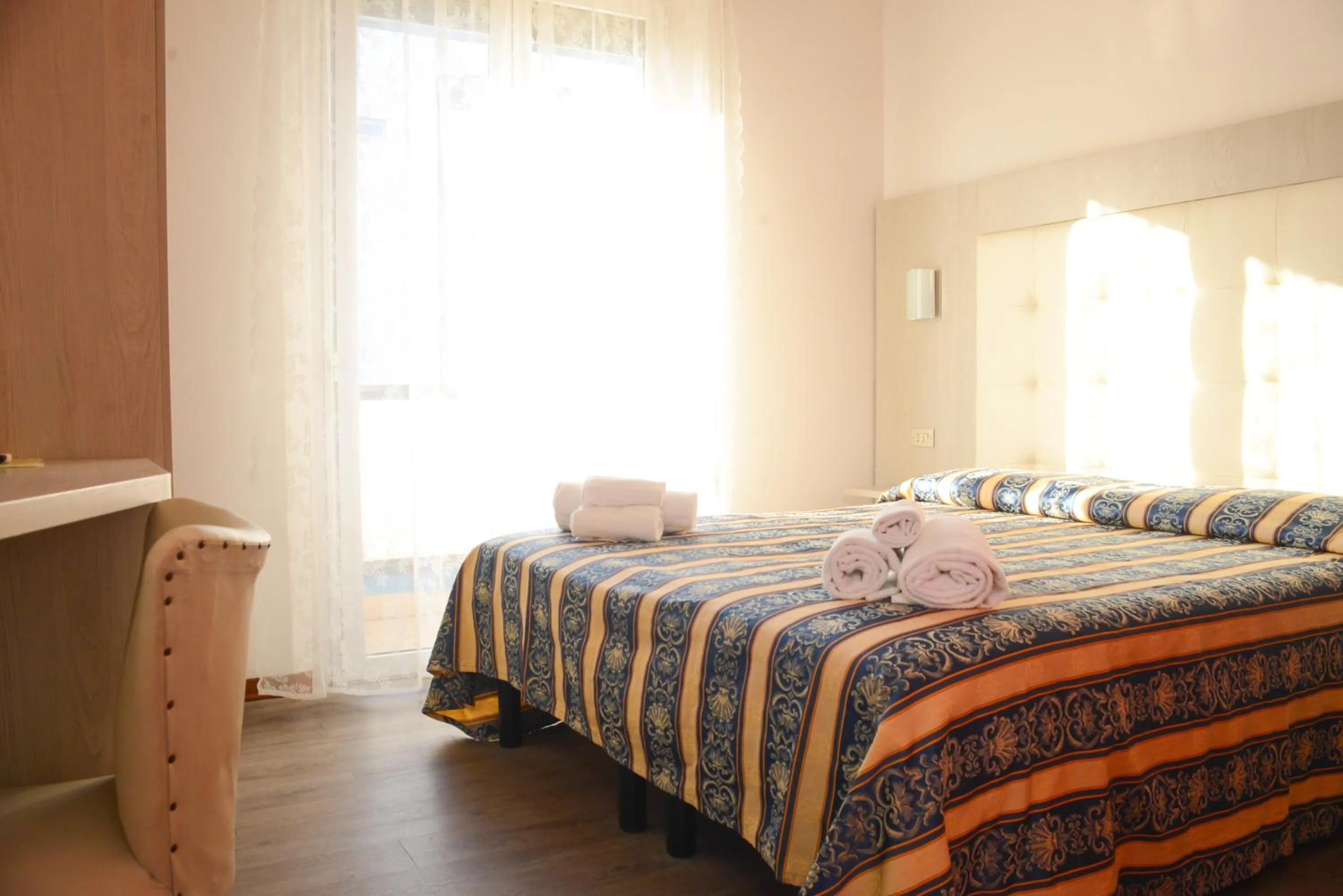 Bed in Hotel Vergilius