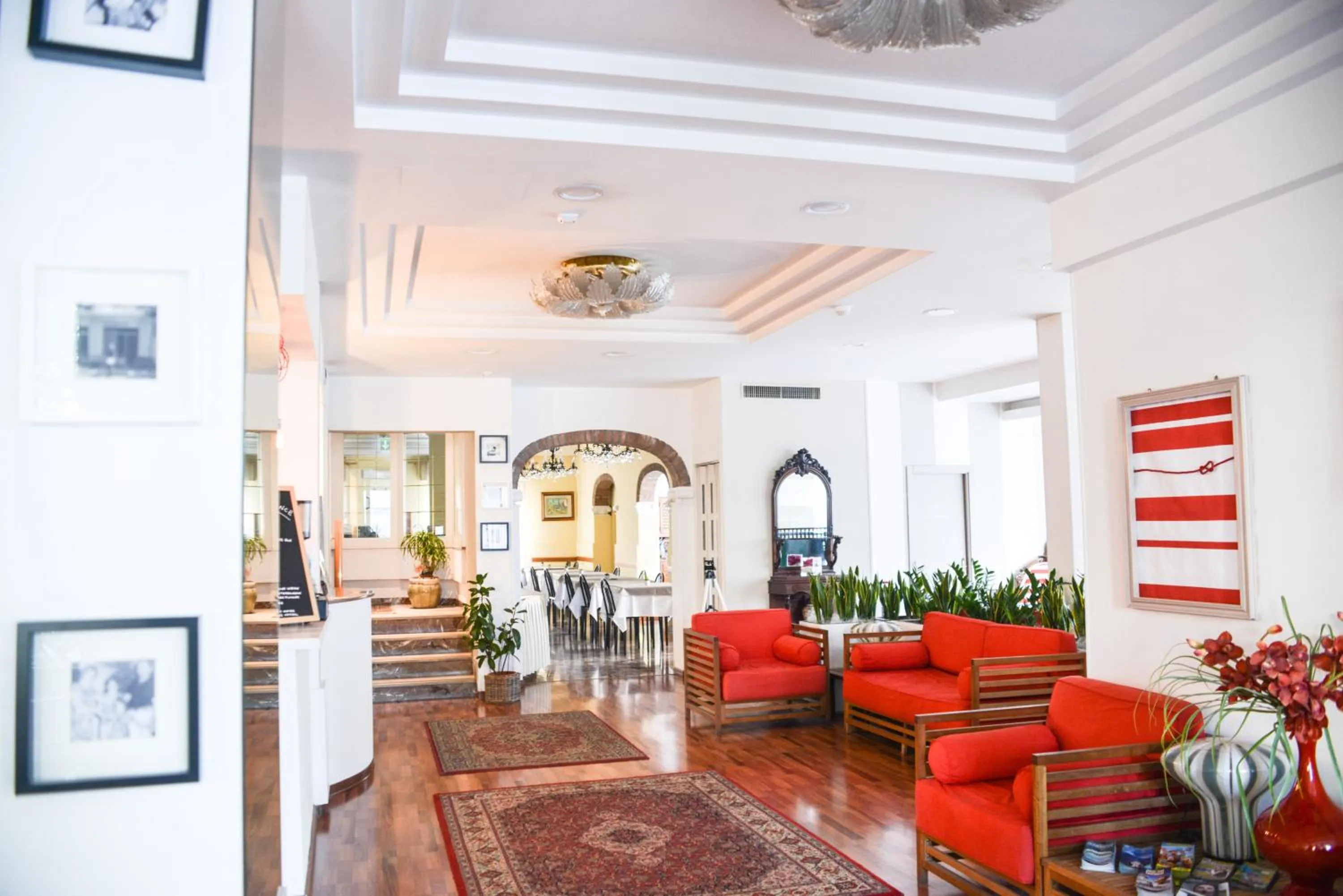 Lobby or reception in Hotel Vergilius