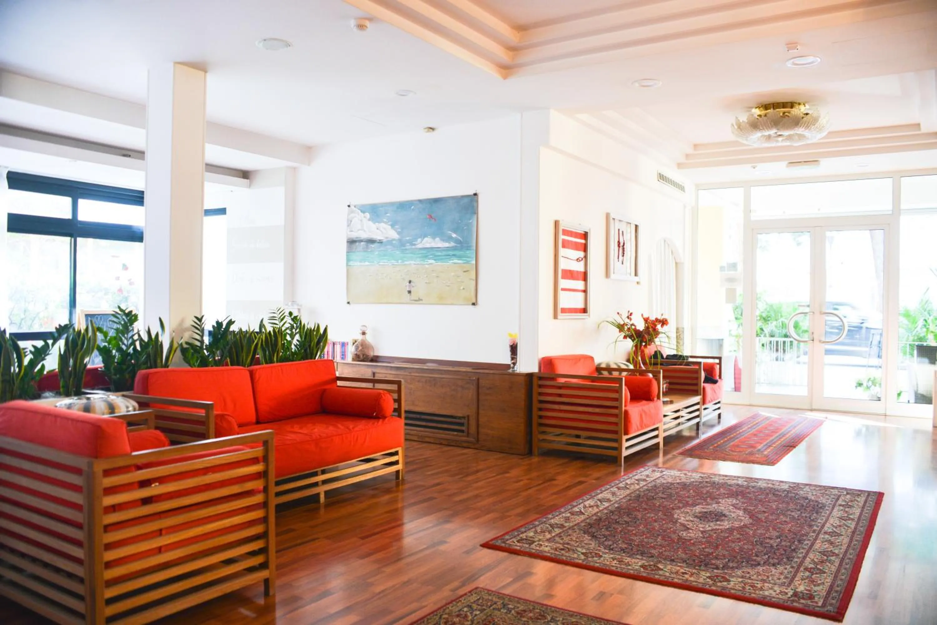 Lobby or reception in Hotel Vergilius