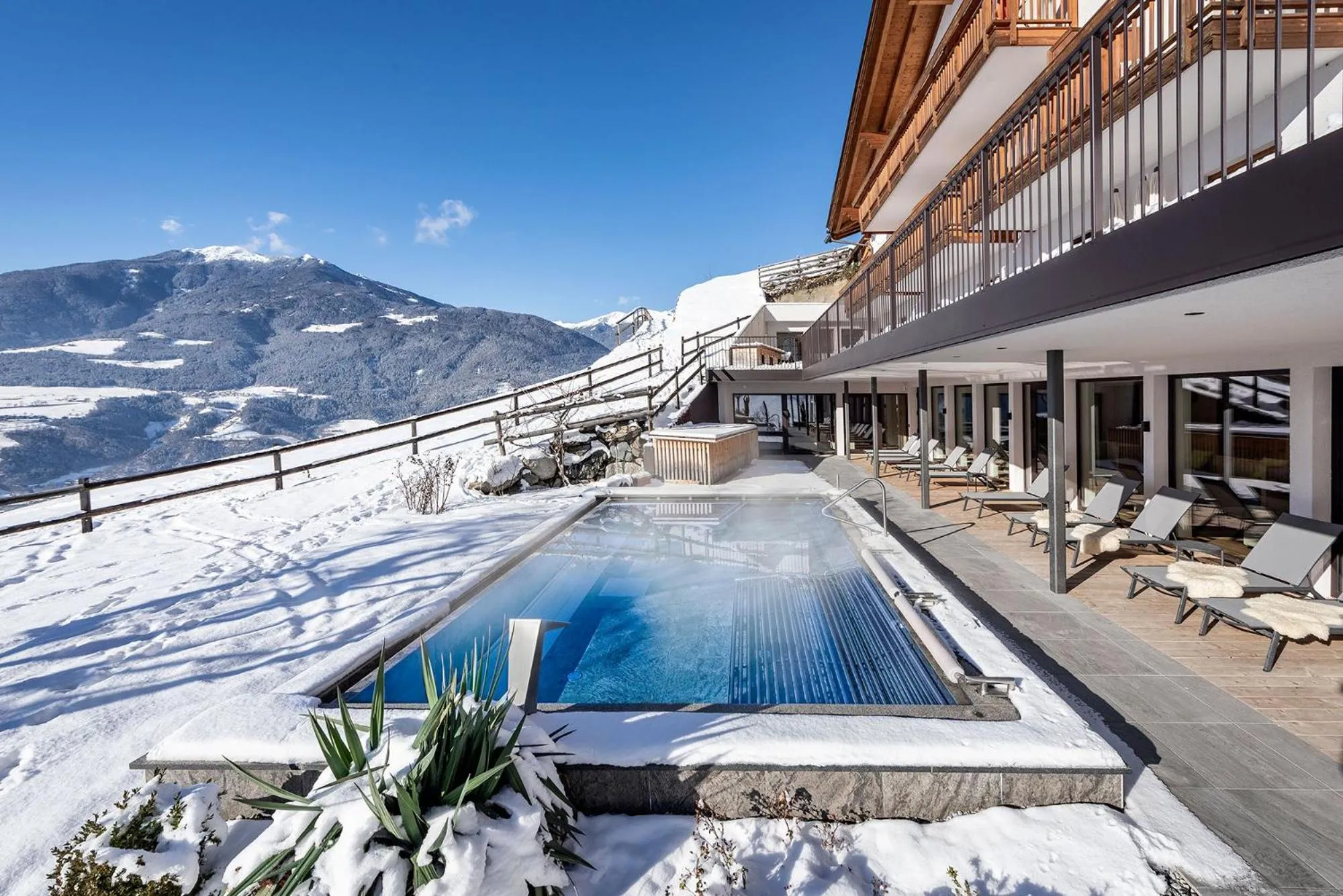 Open Air Bath in Hotel Torgglerhof