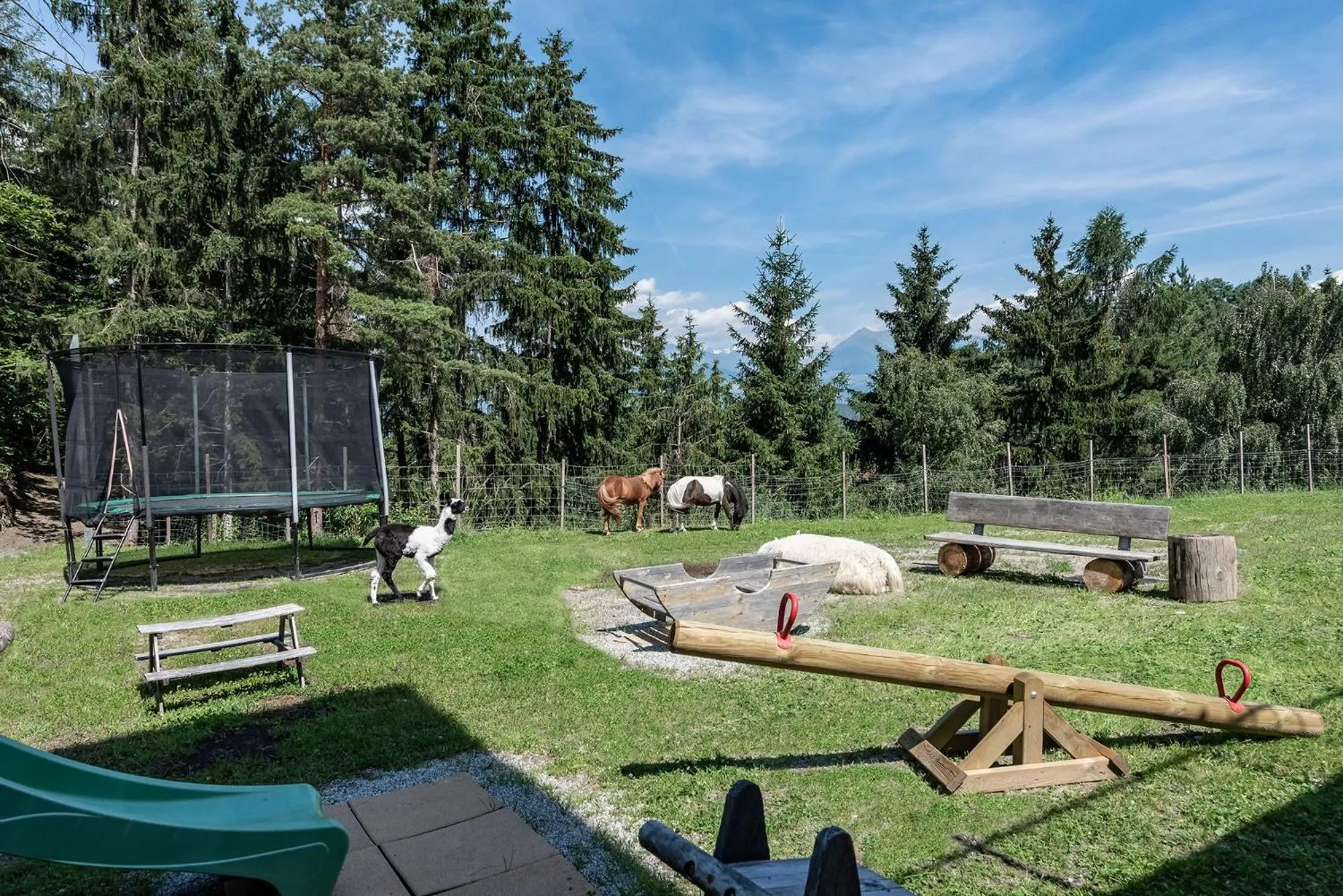 Children play ground in Hotel Torgglerhof