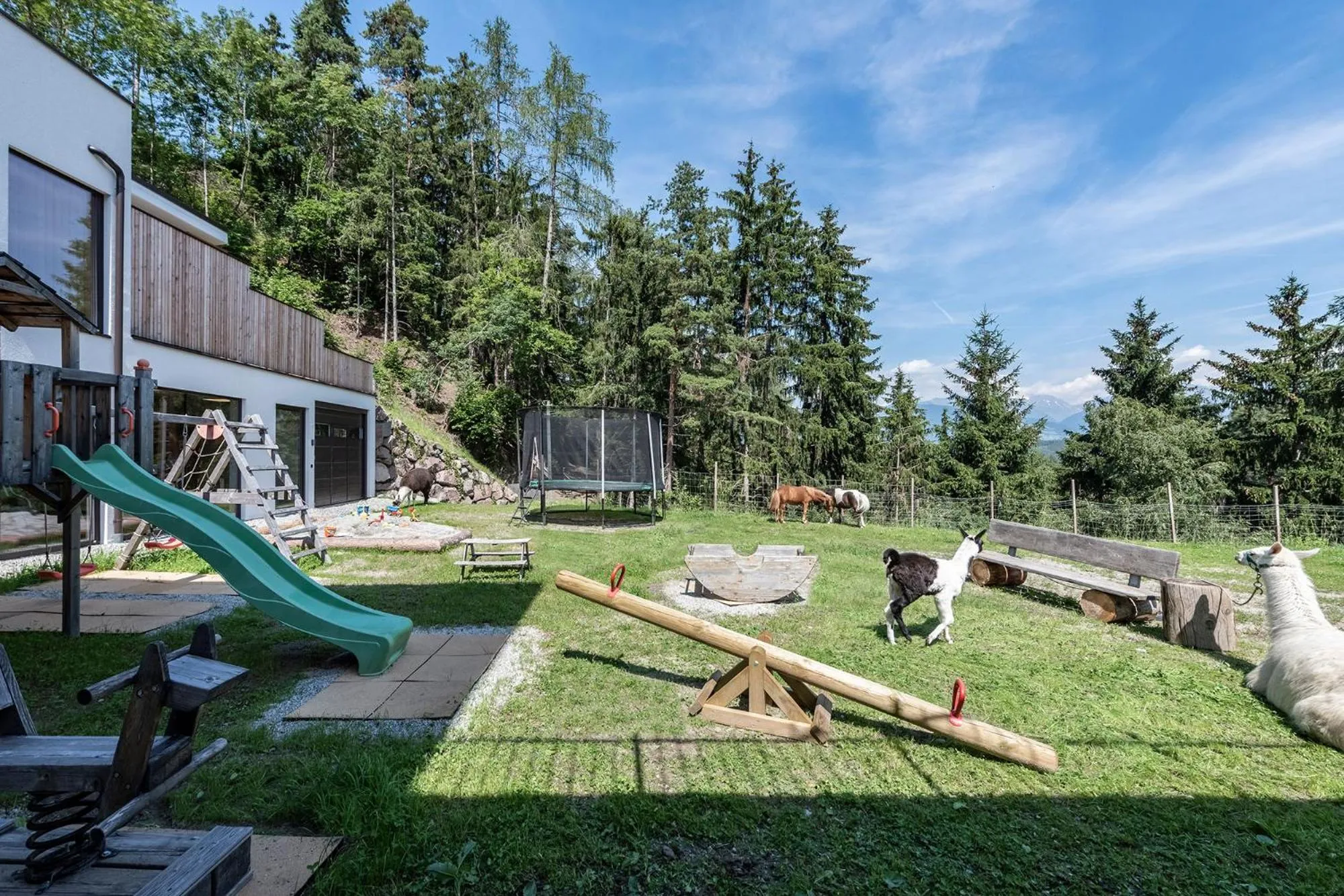 Children play ground in Hotel Torgglerhof