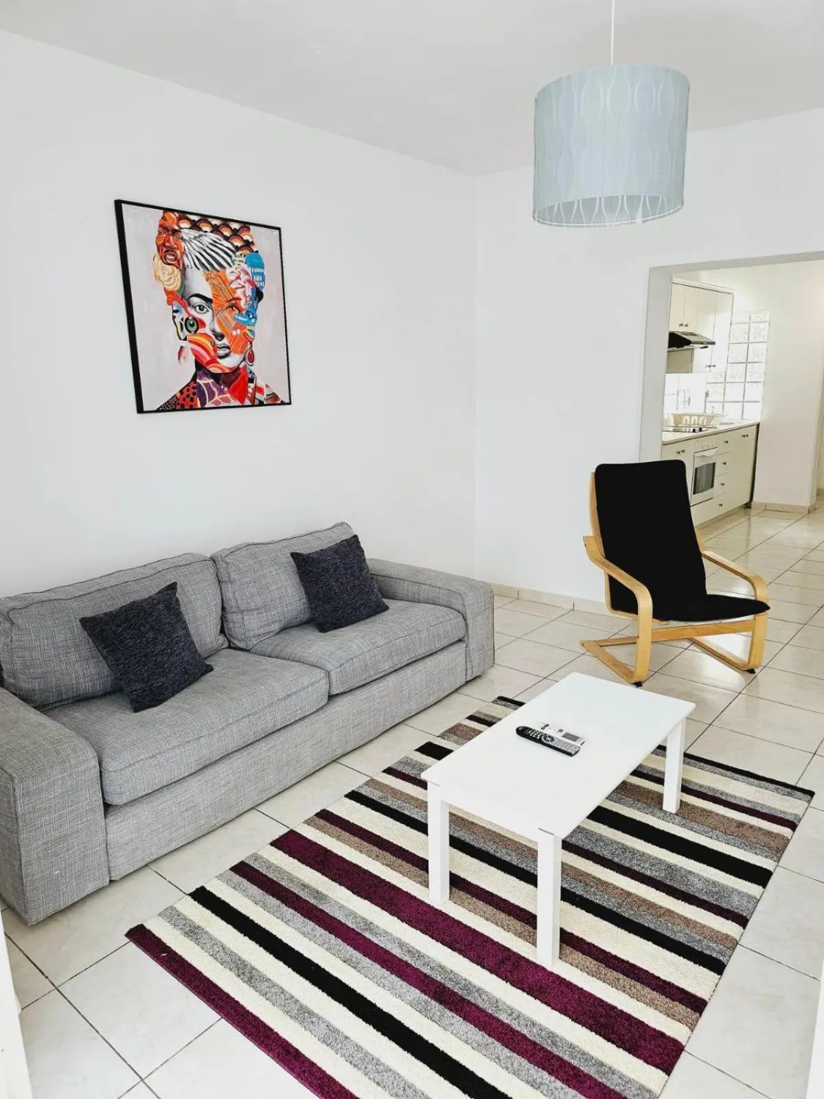 Living room in Stephanie City Apartments