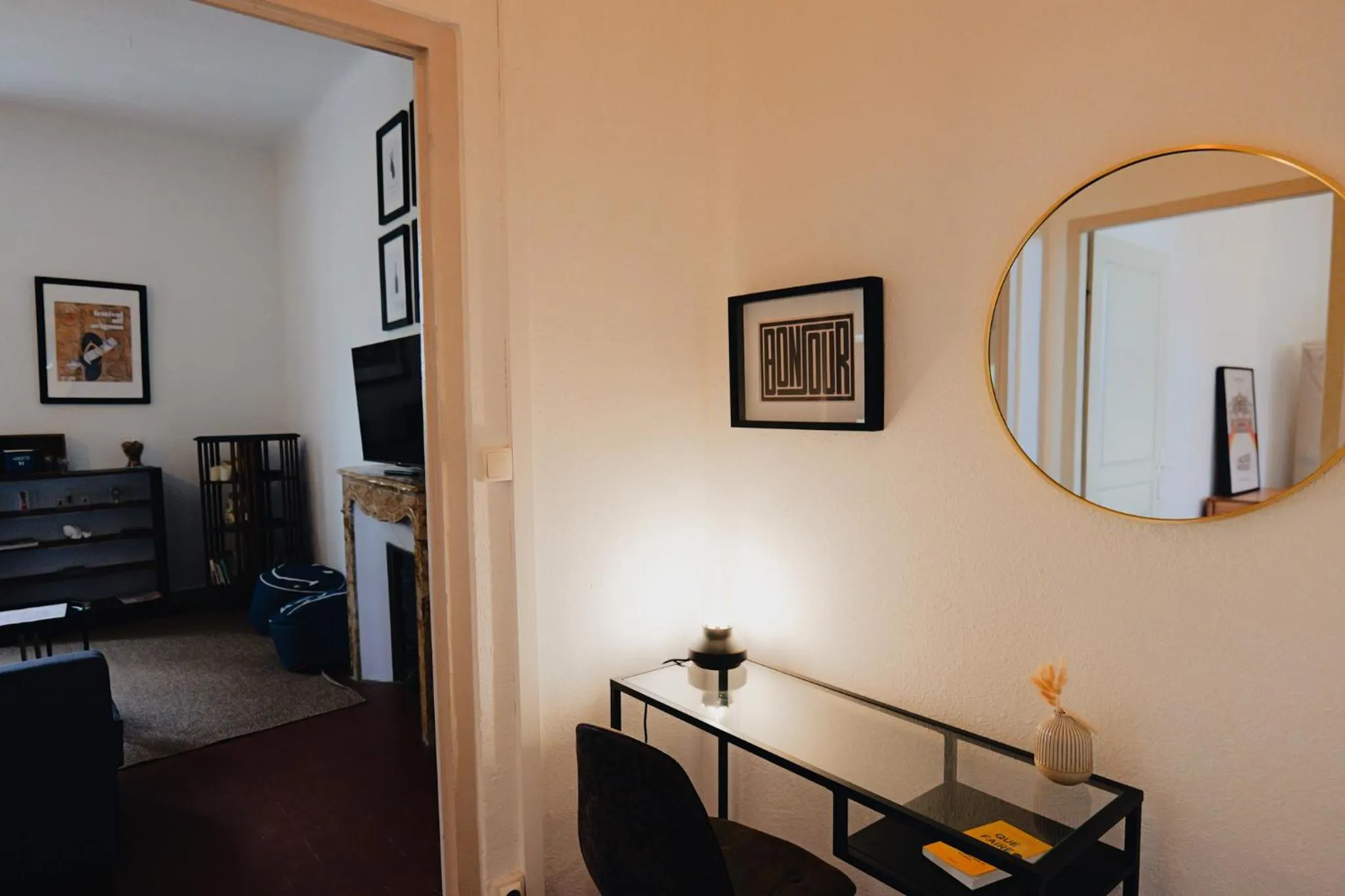 Seating area in Mas de L'isle