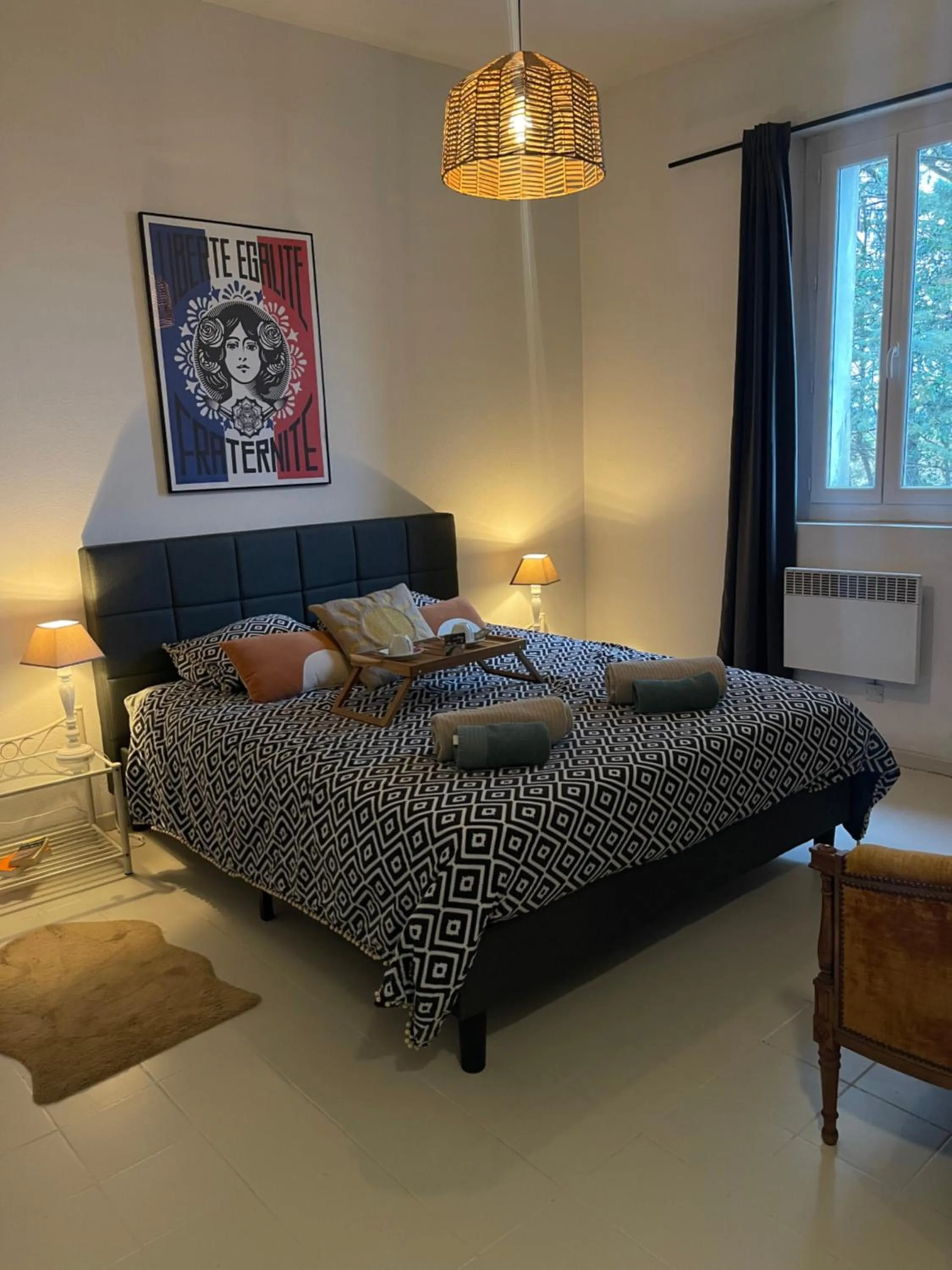 Bed in Mas de L'isle