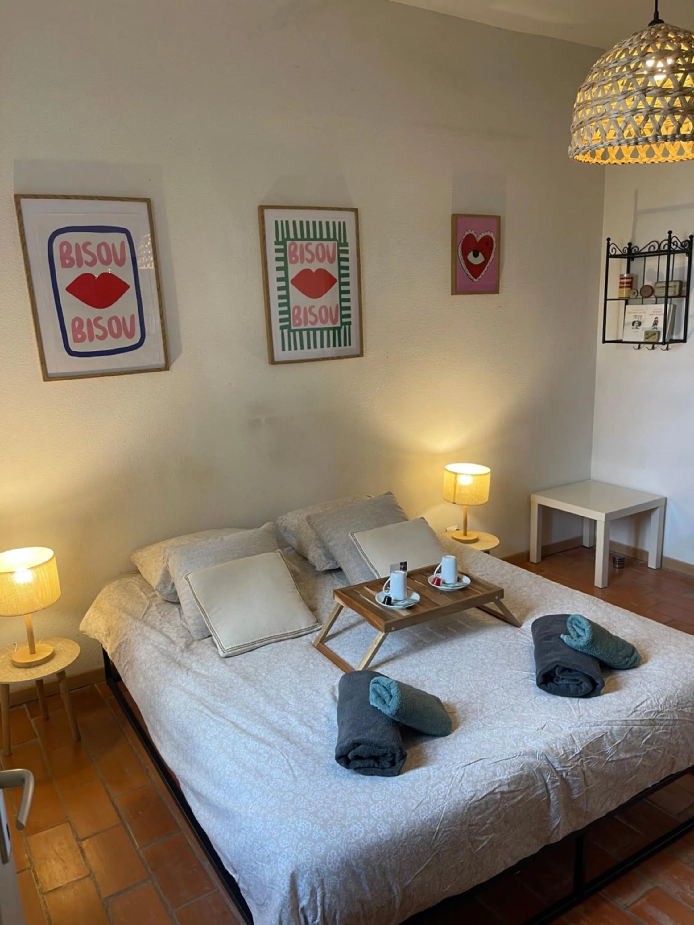 Bed in Mas de L'isle