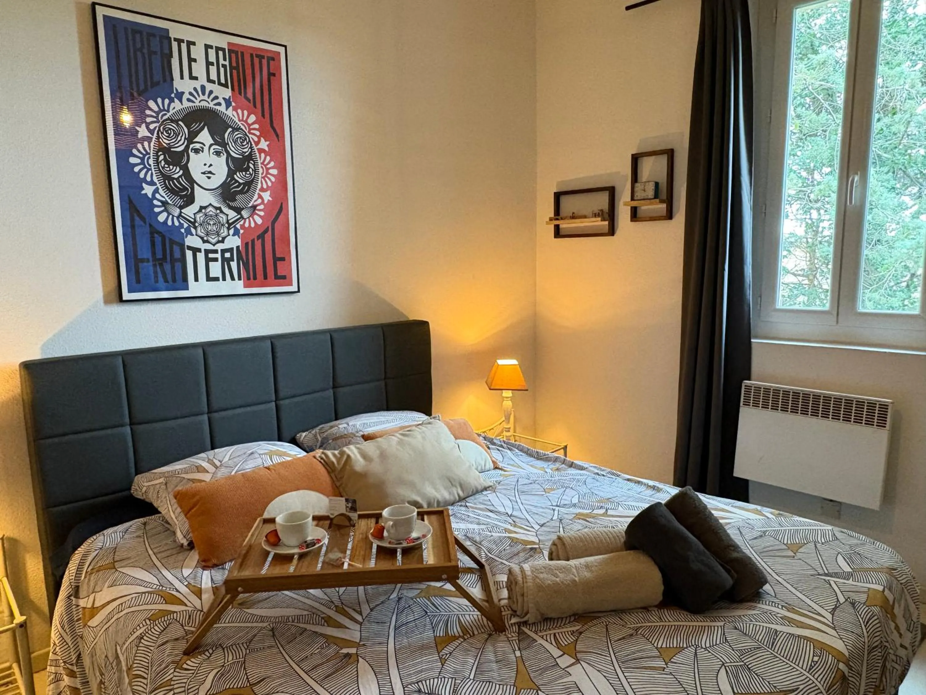 Bed in Mas de L'isle