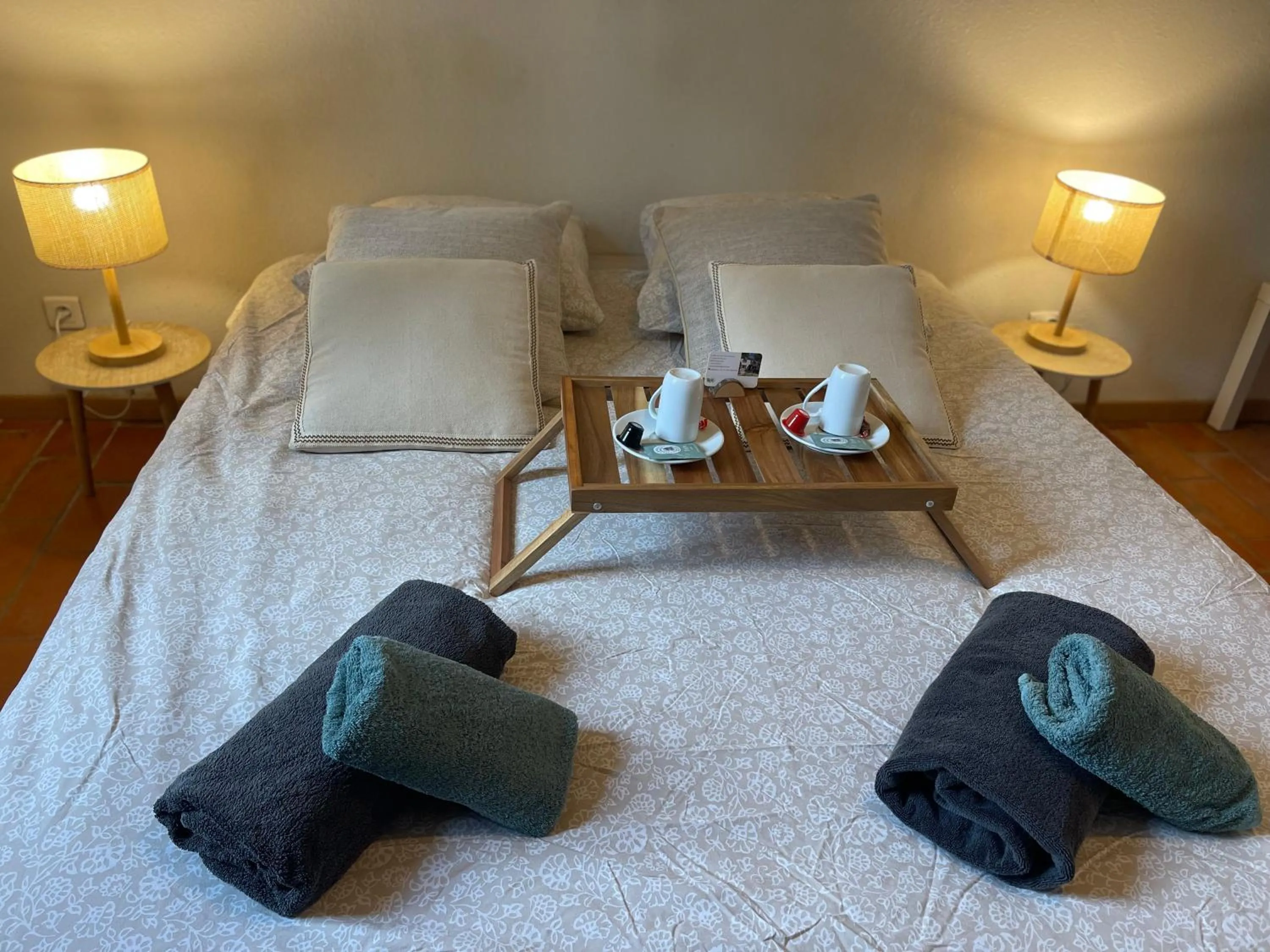 Bed in Mas de L'isle