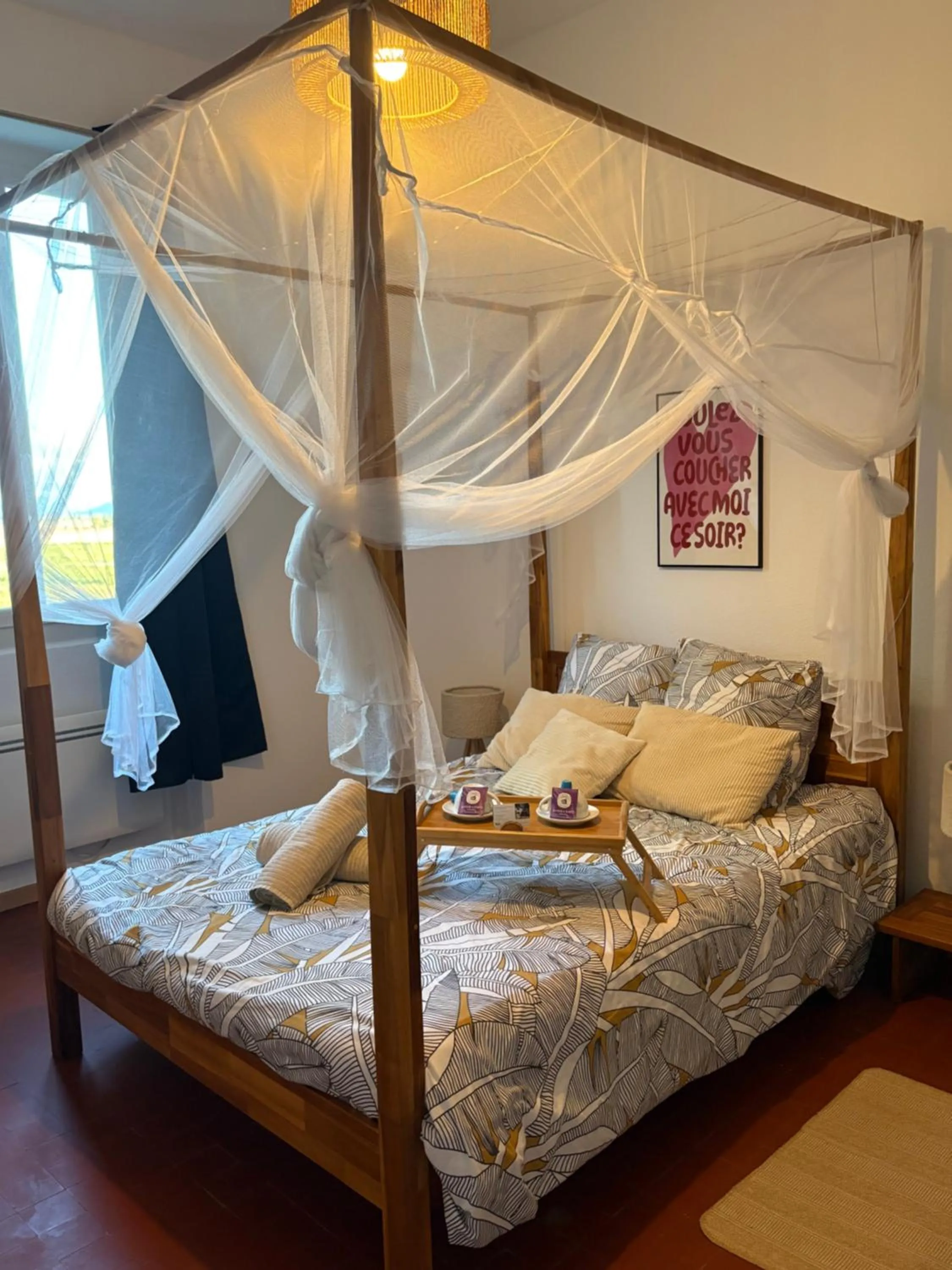 Bed in Mas de L'isle